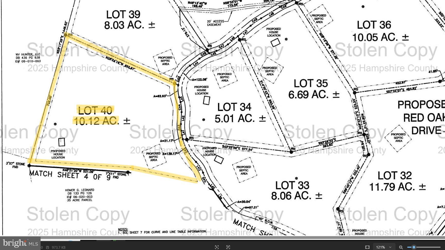 HAMILTON ESTATES - Land
