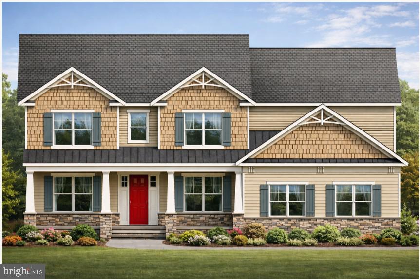 New Construction by Crosslane Construction | The York – Elevation B

New construction opportunity by Crosslane Construction featuring The York – Elevation B, situated on a spacious approximately 0.66-acre lot in Accokeek. This thoughtfully designed home offers approximately 5,794 finished square feet across three finished levels, blending classic architecture with modern functionality.

The home includes a side-load two-car garage, 9-foot ceilings on the basement and main level, and an areaway exit basement. The fully finished basement features a bedroom, full bath with shower, recreation room, and wet bar rough-in, providing ideal space for guests, extended living, or entertaining.

The main level offers an open and versatile layout with a guest bedroom and full bath, a formal dining room with tray ceiling, a custom room with tray ceiling and pocket doors, and a dramatic two-story great room filled with natural light.

The gourmet kitchen is designed for both everyday living and entertaining, featuring two islands, quartz countertops, 42” maple cabinetry, a 6-burner cooktop, stainless steel hood, 36” refrigerator, 24” freezer, 24” beverage refrigerator, and drawer microwave.

The upper level includes a spacious owner’s suite with multiple closets and a spa-style bath with garden tub and separate shower. Bedrooms two and three share a buddy bath, while bedroom four features a private full bath.

Additional features include LVP hardwood flooring in the basement, first floor, and second-floor hallway, ceramic tile in baths, carpeted bedrooms, oak stairs stained to match hardwoods, recessed lighting, pendant lighting over the kitchen island, dual-zone HVAC, 200-amp electrical service, public water and sewer, and a 2-10 Home Warranty.