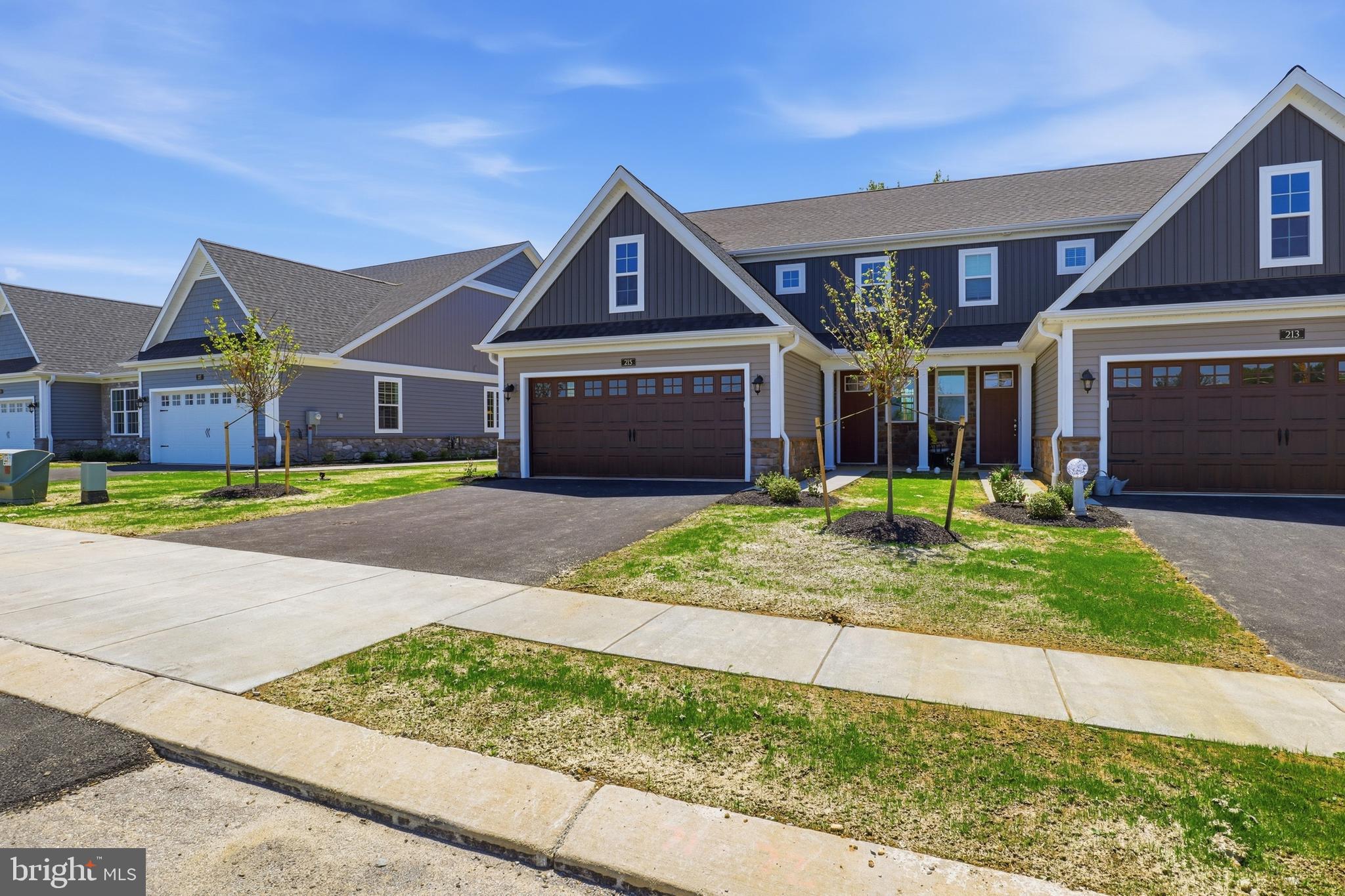 Welcome to Bellaride, the newest section of the sought-after Crossgates community in Millersville. This thoughtfully designed semi-detached home offers the perfect blend of comfort, convenience, and low-maintenance living—an ideal choice for downsizers, empty nesters, or anyone seeking a simpler lifestyle without compromising on style.

This home is complete and ready for occupancy. With over 1,900 square feet, this home features an open floor plan that makes everyday living and entertaining effortless. The kitchen, complete with a spacious island, flows seamlessly into the dining area and great room, creating a bright and inviting space. The primary suite is conveniently located on the main floor and includes a well-appointed private bath, offering the ease of first-floor living. A first-floor laundry room adds extra convenience.

Upstairs, you’ll find two additional bedrooms, a full bathroom, and a versatile loft that can serve as a cozy retreat, home office, or easily convert into a fourth bedroom if desired. With a two-car garage, 2 ½ baths, and a slab foundation, this home is designed for easy living with less upkeep.

Step outside your door and enjoy everything the Crossgates lifestyle has to offer—picturesque walking paths, a community ballfield, tennis courts, a public golf course, and even a restaurant right within the neighborhood. Millersville University and local shops are just a short walk away, while downtown Lancaster is only minutes from your doorstep. Best of all, the HOA takes care of snow removal and lawn mowing, giving you more time to relax and enjoy your home and community