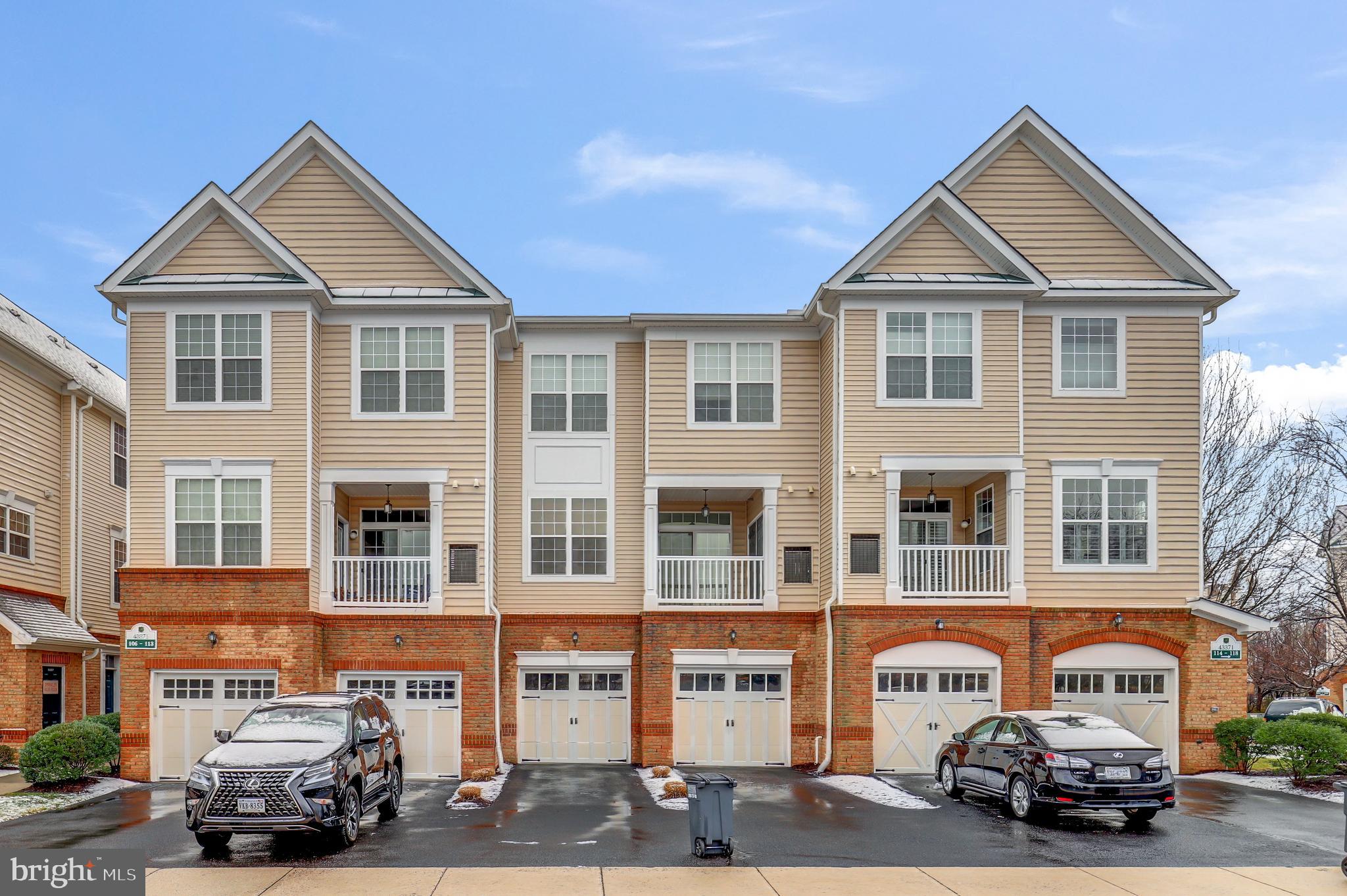 Beautiful townhouse style Condo located in desirable Ridges at Belmont Country Club. Exclusive location and amenities. Many recent updates and upgrades to include: Full master bath remodel. New Flooring (2020). New HVAC system / water heater (2022). Boasts attached one car garage and private driveway parking. Open concept main level with charming outdoor balcony. Upper level features 2 Primary suites and full bath with additional half bath located in the lower level. Nearby access to the scenic W&OD Trail. Homeowners also have access to the wonderful social amenities of Belmont Country Club, with awesome nearby shopping and dining options to include Whole Foods Market and One Loudoun. Close proximity to major commuter routes, Dulles Airport, and top notch Loudoun School. Don't miss out!