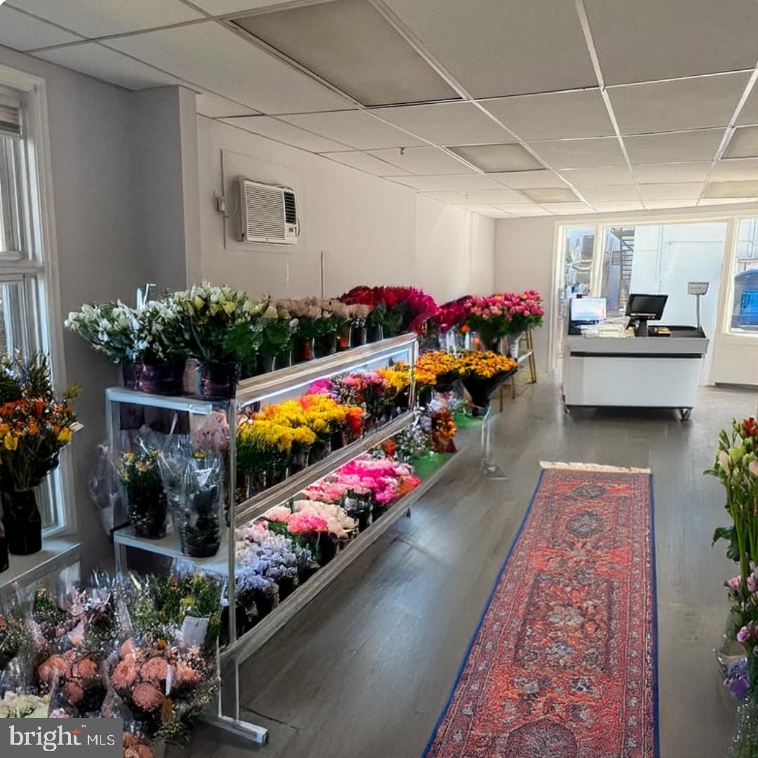 Located in the center of Downingtown, this easily visible and accessible space would be perfect for a cute flower shop or other retail types or an office or hospitality space. The Landlord would be open to consider fitting out what might be needed to accommodate a specific usage.
