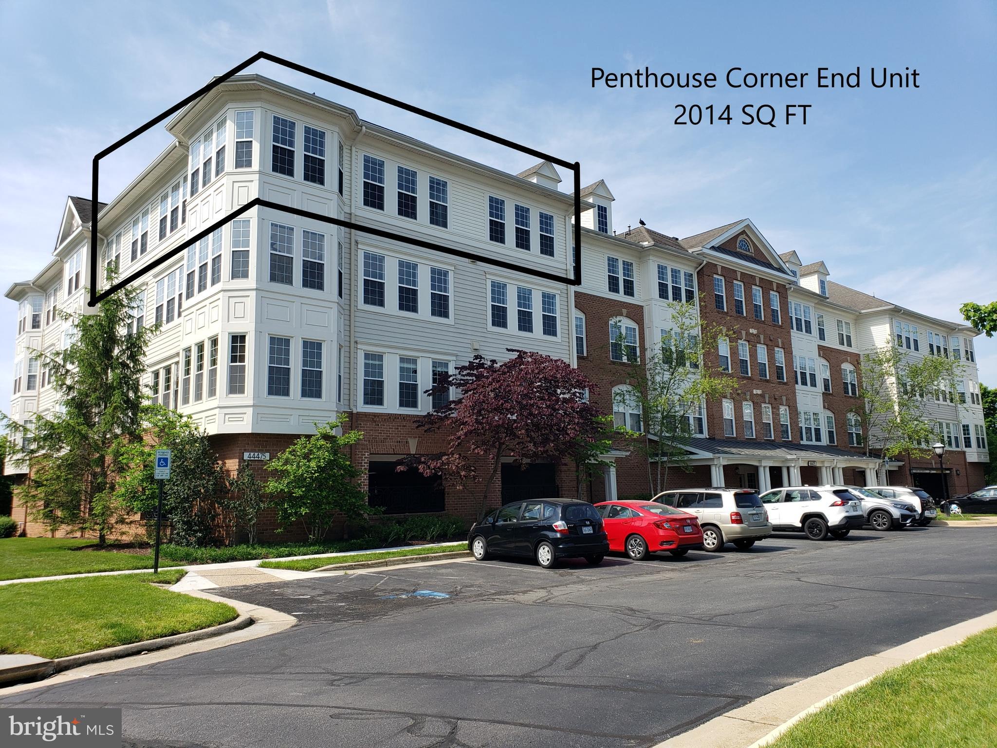 HIGHLY DESIRABLE PENTHOUSE WITH VIEWS!!!  APPROX 2014 SQ FT / 2 BDR/ 2 BA w/ SEP OFFICE * PENTHOUSE UNIT AT IT"S FNEST!   PANORAMIC VIEWS FROM THE KITCHEN, MULTI-FUNCTIONAL SUNROOM & PRIMARY SUITE *  PRESTIGIOUS DOVER MODEL *  SUNNY TOP FLOOR END UNIT LOCATED IN ASHBURN'S 55+ ACTIVE ADULT- K HOVNANIAN'S FOUR SEASONS -3 BUILDING QUAINT ENCLAVE. *  ELEVATOR ACCESSIBLE* OPEN CONCEPT DESIGN * 9' CEILINGS * NEUTRAL DECOR * LUXURY VINYL PLANK & CERAMIC TILE FLOORING  * CARPETED OFFICE, BEDROOMS * MODERN LIGHTING FIXTURES & CEILING FAN *  WINDOW BLINDS *  GOURMET EAT-IN KITCHEN * ENERGY EFFICIENT 2025 LG STAINLESS STEEL KITCHEN APPLIANCES * SOLID SURFACE COUNTERTOPS * 42" WHITE CABNETRY AND CENTER ISLAND * ARCHITECTURAL DESINER NOOKS * DINING ROOM & LIVING AREAS  APPOINTED WITH EITHER CROWN MOLDING, CHAIR RAILS AND/OR SHADOW BOXING *  PRIMARY BEDROOM SUITE: LOADS OF NATURAL SUNLIGHT, LARGE HIS AND HERS WALK-IN CLOSET, SEPARATE SUIT CLOSET, ENSUITE BATH WITH SPA SOAKING TUB, OVER-SIZED WALK IN SHOWER AND DUAL VANITIES. THE GUEST QUARTERS AND GUEST BATH WITH LINEN CLOSET IS QUIETLY LOCATED ON THE OPPOSITE CORNER OFTHE UNIT.  DEPENDING ON DESIRED PRIVACY...THE OFFICE/DEN OFFERS DOUBLE FRENCH GLASS DOORS.   INTERNET CHOICES:  VERIZON FIOS OR COMCAST.  UTILITY INFORMATION: SPACE SAVING WHIRLPOOL STACKING WASHER AND DRYER * KEYLESS ENTRY PAD  *  ACTIVATION NEEDED FOR THE VECTOR SECURITY SYSTEM * LENNOX HVAC/FURNACE *  1 ASSIGNED COVERED GARAGE PARKING SPACE ( # P301 ) AND  SEPARATE CLIMATE CONTROLED PERSONAL STORAGE UNIT (301) CONVEY WITH UNIT.  * MAILBOX #301. 
 FOUR SEASON’S COMMUNITY :  2024 NEW ROOFS ALL BUILDINGS * 2024 PARKING LOT RESURFACING * ROL ON ROLL OFF SIDEWALKS * IMPRESSIVE 2500 SQ FT CLUBHOUSE/ FITNESS/ PATIO- PICNIC BBQ GAZEBO AREA/PRIVATE EVENTS/ MEETING HALL.  ASHBURN VILLAGE PROVIDES AMENITIES SUCH AS THE SPORTS PAVILION, POOLS, MILES OF WALKING, JOG AND BIKE TRAILS, TENNIS,  8 LAKES/PONDS  INCLUDED IN YOUR ASHBURN VILLAGE HOA MONTHLY DUES.  THE SENIOR CENTER IS WITHIN WALKING DISTANCE- SIGN UP FOR ENDLESS ACTIVITIES.
 THE INOVA HOSPITAL, DULLES INTERNATIONAL AIRPORT, SHOPS, RESTAURANTS AND / OR ENTERTAINMENT JUST MINUTES AWAY.     FOUR SEASONS LOCATION CANNOT BE BEAT!
