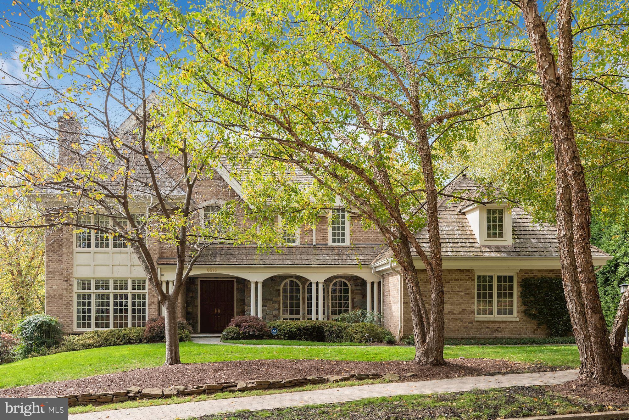 8513 Rapley Preserve Circle commands a premier location in the Village of Rapley Preserve at Avenel. Set on a 0.38 acre lot and with over 8,600 total SF, this 5 Bedroom, 5 Full Bath, and 3 Half Bath property was thoughtfully designed with entertaining and large-scale living in mind. Every lifestyle luxury is here including a private pool, a koi pond, a wine cellar, home theater, multiple bars, a yoga room, and a considerable floor plan that can be customized to add anything you might desire. A neighborhood path adjacent to the residence leads to the popular Avenel Swim & Tennis Club.   Welcoming you into this home is a grand two-story Foyer which is accented with a gleaming marble floor and a sparkling chandelier. Through a set of double doors is the formal Living Room/Library that is warmed by a gas fireplace with a stone surround and features hardwood floors and a wall of built-ins. The formal Dining Room has two crystal chandeliers, cove lighting, and beautiful custom millwork. Beyond the Foyer is the prominent Great Room that has been reinvented for entertaining with its stunning natural light, custom bar, wine storage, a two-sided gas fireplace and stacked stone accents. The custom Bar has a slate floor, granite counter and tree-trunk counter top, two wine refrigerators, and a wine display/storage cabinet with glass doors for 200+ bottles. The adjoining Breakfast Room opens to the rear Balcony and Terrace. The Gourmet Kitchen is well-appointed with Sub-Zero, Thermador, and Jennair appliances, custom cabinetry, granite counters, and a Butler's Pantry. A light-filled Mudroom/Yoga Room has a mirrored wall, tile floor, and built-ins. There is a Laundry Room and two Powder Rooms on this level.  On the Upper Level there are 5 Bedrooms and 4 Full Baths, highlighted by architectural skylights. The breathtaking Primary Suite is a spacious sanctuary that is comprised of a Bedroom, Sitting Room, 2 Walk-in Closets, and a two-sided fireplace that extends into the spa-like Bath. The Primary Bath is complete with a soaking tub, separate vanities, a shower, and water closet. There are 2 Bedroom Suites with private baths and two additional bedrooms which share a Jack and Jill style Bath.   Open and inviting, the walkout Lower Level has an abundance of space, with half of its footprint dedicated to the Recreation Room, Wet Bar and Billiard area. A Home Theater, a Wine Cellar and a Powder Room are also on this level. Directly off the entrance to the Pool and backyard is a customized Full Bath/Changing Room for Pool Guests with a bench seat, built-ins, separate shower room, and separate water closet.   Avenel is a picturesque and beautifully designed resort-like community in Montgomery County with 900 luxury homes. Amenities abound with the best of the best offered here in extraordinary Avenel. The professional TPC/PGA Golf Course is in the center of the neighborhood, boasting a spectacular experience. The Avenel Swim & Tennis Club is another wonderful feature of the community with 3 pools and 6 tennis courts. Avenel Park, popular trails, and an adjacent privately-owned Equestrian Center encourage an active and outdoor lifestyle. Avenel has 14 Villages that make up the neighborhood.