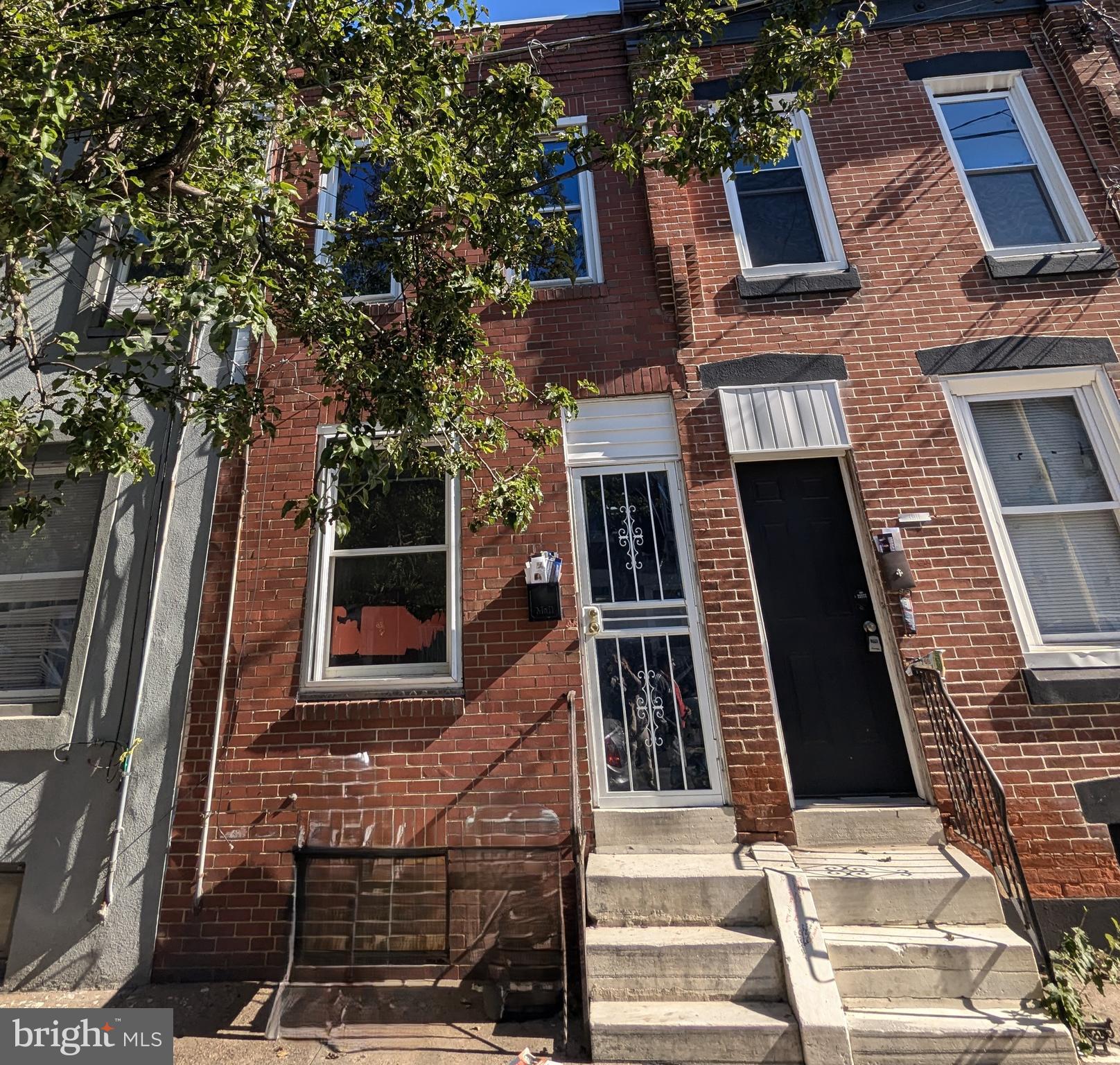 Property is rented for $1100 per month.  Lease is monthly.  Great for investors.  Renovated property.  Priced for quick sale.  Property is a row house, with brick exterior and a small back yard.  Has 2 floors. Kitchen, living, dining on the first floor. 2 bedrooms and kitchen in second floor.  There are ceiling fans with lights through out the house.  Basement is has cemented walls.  Located in Kesington section of city, close to transportation this property is a priced to see.  Profit making.  Tenant on monthly lease.  Available with tenant or may be without.