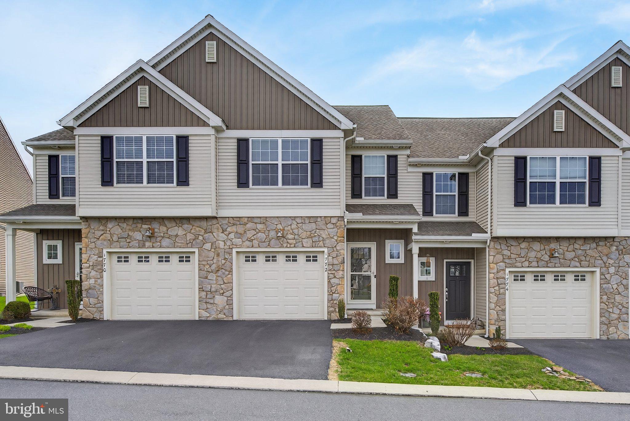 Welcome to 1772 Fairbank Lane, a beautifully updated townhome located in the highly desirable Winding Hills community within Mechanicsburg Area School District. This move-in-ready home offers the perfect combination of modern finishes, functional living space, and low-maintenance convenience. Step inside to find solid surface flooring throughout the main living areas, creating a seamless and contemporary feel. The updated kitchen features stunning butcher block countertops, ample cabinetry, and a layout ideal for both everyday living and entertaining. The open-concept design flows effortlessly to an extended rear patio—perfect for outdoor dining, relaxing, or hosting guests.

Upstairs, the spacious primary suite provides a private retreat complete with an en suite bath and a walk-in closet. Enjoy the added convenience of second-floor laundry located just steps from the bedrooms. Additional bedrooms offer flexibility for family, guests, or a home office.

The finished basement expands your living space significantly, offering a versatile area that can serve as a recreation room, home gym, or potential fourth bedroom, along with plenty of storage options.

Residents of Winding Hills enjoy access to community amenities including walking trails, a pool, and beautifully maintained common areas. Ideally situated with easy access to major highways, shopping, dining, and everyday conveniences, this home delivers both comfort and accessibility.

A rare opportunity to own a thoughtfully upgraded home in one of Mechanicsburg’s most sought-after communities. Buyer agent to confirm sq ft.