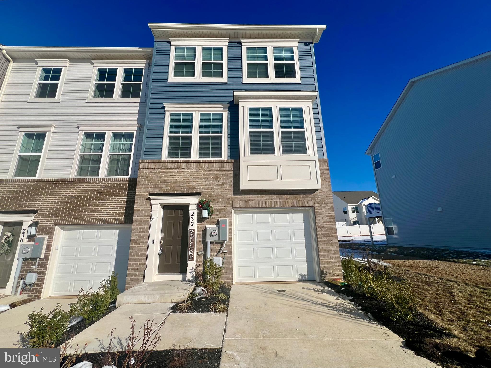 Absolutely gorgeous 3 bedroom, 2 full/2 Half bath, townhome located in Charles Town’s Norborne Glebe master planned community.

The finished entry level serves as an excellent family room or office space with plenty of storage space, half bath, and connected to 1 car garage.

With LVP flooring throughout, the open concept main level features: spacious eat-in kitchen with a large island, stainless steel appliances, granite countertops, and access to the rear deck - perfect for entertaining; living room with an electric fireplace and half bath!

The carpeted upper level boasts a large primary suite with walk-in closet, dual vanity, shower; two additional bedrooms, additional full bath, and laundry closet with full sized washer and dryer.

The Norborne Glebe community's amenities include a swimming pool and greenspace. Located off of Rt 340, residents are close to local shopping, dining, and recreation; and only eight miles from The Duffields station for the MARC line to Union Station, Washington, D.C.

PETS CASE BY CASE - Weight limit (30lbs & under only)

Additional monthly costs include Renter's insurance (price based on plan selection) and Second Nature Air Filter Subscription program ($15.00/ month).

EHO