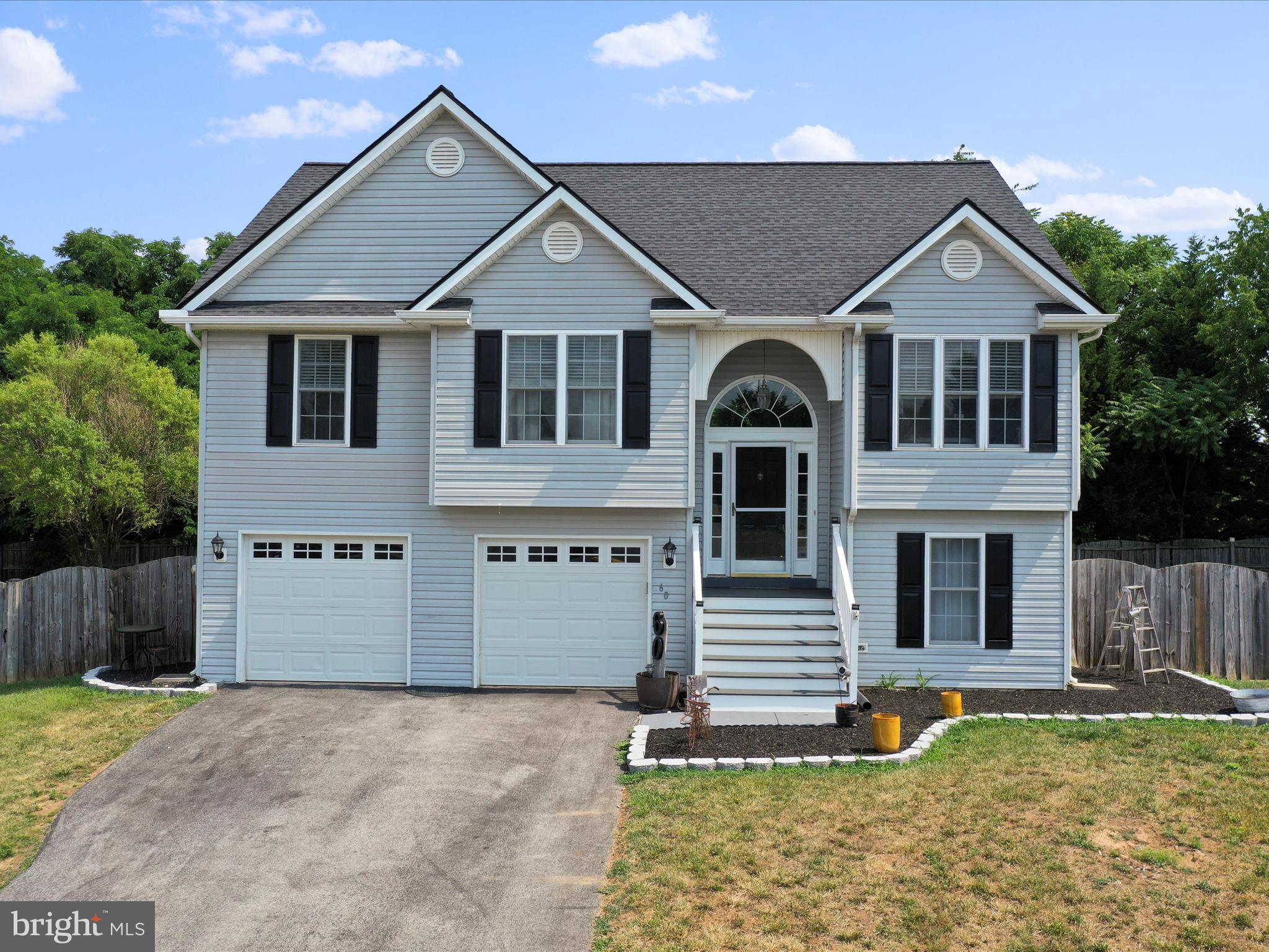 Move- in ready split foyer home in the Briar Run sub-division. Featuring a two-year new roof, with a transferable warranty included.  This beautiful home sits at the end of a quiet cul-de-sac, with a fenced in back yard that backs to trees and a farm, imagine drinking coffee in the mornings or just relaxing on the deck with total privacy. Boasting with lots of beautiful natural lighting, this 4 bedroom, 3 bath home provides lots of comfortable living space, something unique about this home is it has no HOA attached it is just one of the few in the neighborhood that does not! Located just minutes away from shops, restaurants and Va and Maryland state lines makes this the perfect spot for easy commuting and quick access to the local businesses.