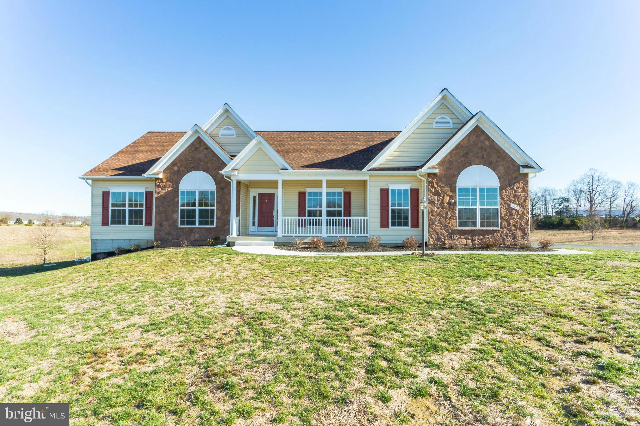 This MOSBY by Sona Homes is ready for you to move into its luxurious 3 bedroom 2 bath Rambler with main level living having a Front Porch, Side Load Garage, Walk-Out BSMT, and many interior upgrades! It is close to the Town of Culpeper for quick trips to movies, shopping, hospital & restaurants and easy access via Rt 29 to Charlottesville or DC!.Visit SONA HOMES website or call/visit the model.