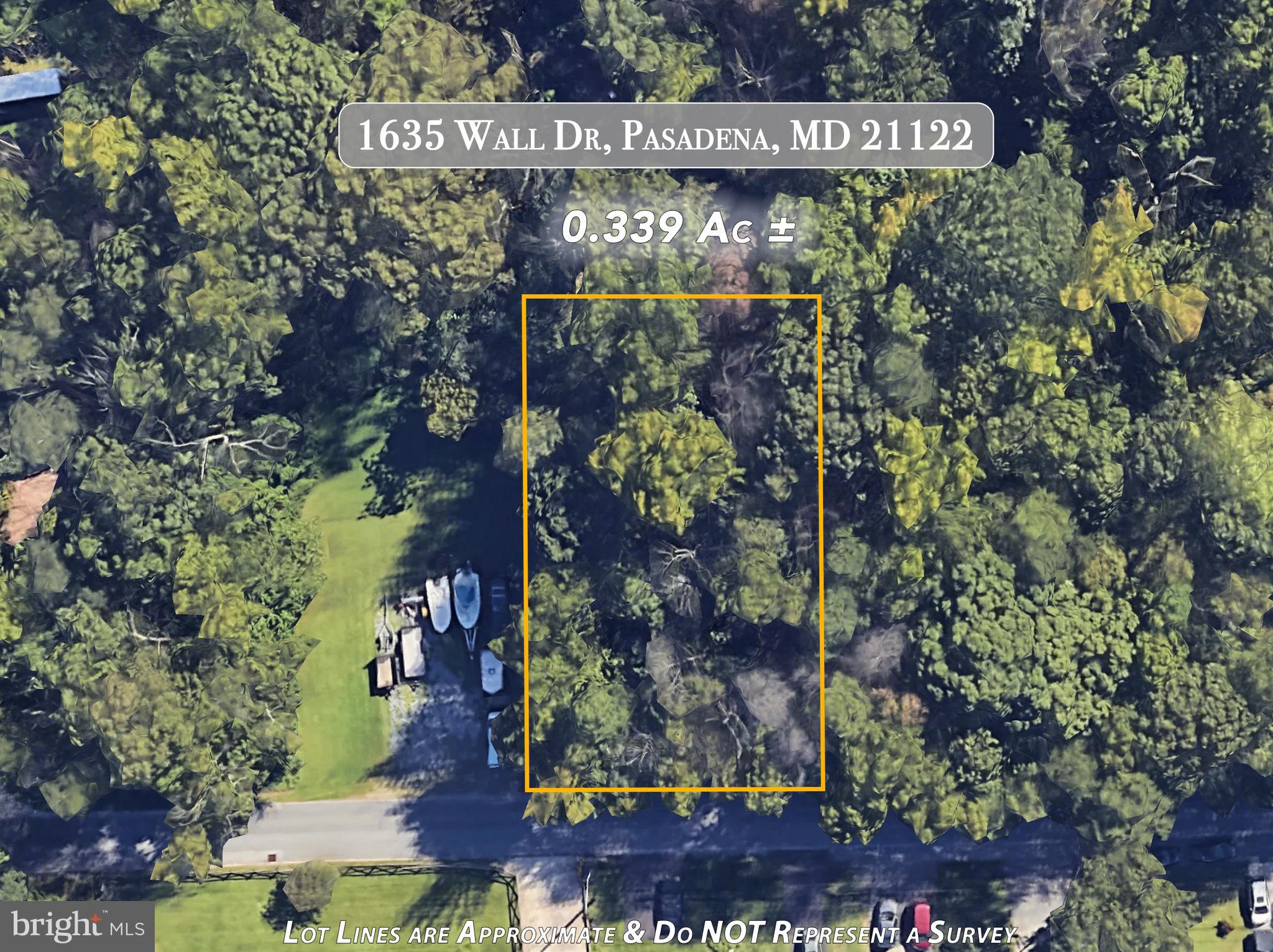 A rare opportunity awaits with this 0.339-acre (14,775 sq. ft.) parcel in Pasadena, Maryland. Located within Anne Arundel County’s Critical Area it is in an LDA or Limited Development Area.

Per the Anne Arundel County Critical Area Department, 31.25% of the property ( 4,617 sq. ft.) may be covered with impervious surfaces. Please note: if any portion of the lot is cleared, planting mitigation of trees and/or shrubs may be required to offset the impact, and there is a $1.50 per sq. ft. fee for new impervious coverage.

The property’s zoning carries unique advantages. According to Anne Arundel County Planning and Zoning, this is a “stand-alone” lot that has not been subdivided, meaning it is grandfathered in and exempt from the bulk regulation requirements set forth under County Code Section 18-4-601. Buyers should confirm details with Anne Arundel County Zoning (ask for Sterling, the supervisor, for specific guidance).

According to Mark Takacs from Anne Arundel County Environmental Health, public water and sewer are not available. Also, the lot failed a percolation test years ago, but no recent perc test or soil sample results are on file. Buyers are encouraged to call the County directly to explore current options and possibilities as well as a Civil Engineer to get their professional opinion.

Finally, this property puts you right in the middle of Pasadena’s best lifestyle perks. Tee off at Compass Pointe Golf Course, set sail from the Maryland Yacht Club or White Rocks Marina, and spend weekends exploring nearby waterfront gems. Craving local flavor? Dig into Maryland classics at Mike’s Crab House North, or soak up the outdoors at Fort Armistead Park and Downs Park. For fitness and family fun, the YMCA is just around the corner. When it’s time to unwind, grab a stool at Irv’s Basement Bar, a true local legend and the last of its kind with pool, bar games, a jukebox, and cozy neighborhood vibes. Want more? Catch live music at Twain’s Tavern, enjoy a relaxed dinner at The Lodge Pasadena or The Social in Severna Park, or treat yourself to unforgettable waterfront dining at Sam & Maggie’s Dockside Grill.

With its grandfathered zoning status and attractive location, this Pasadena lot is a special find!

You’ll find helpful documents including Permitted & Conditional Uses as well as the Bulk Regulation and county contact information in the Agent Remarks section of this listing. If you’re unable to access them, feel free to give me a call or text and I’ll be happy to share everything with you directly.

To easily spot this wooded lot, you'll see a cleared lot with an RV, some trucks and a trailer to the left. We are just to the right of them. The lot ends near the Orange traffic drum you'll see sitting in the woods.