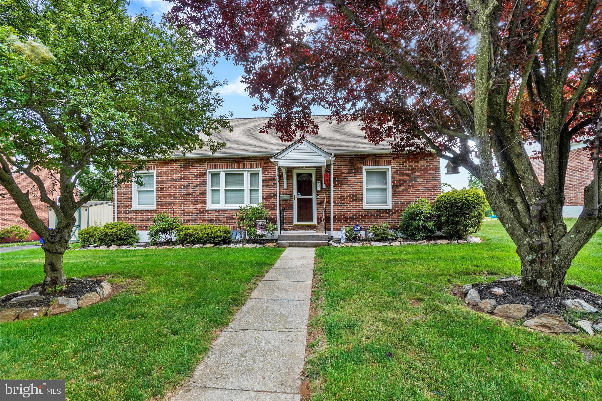Thank you for taking the time to view 34 High Street in Glen Rock, PA. This well-maintained all-brick Cape Cod showcases true pride of ownership and offers numerous updates throughout. Major improvements include a new roof with architectural shingles (2009), central air and furnace (2010), updated kitchen cabinets and countertops (2017), and brand-new carpeting (2026). The main level features a spacious living room, two bedrooms, a full bath with a Bath Fitter tub/shower remodel, plus both a coat closet and linen closet. Upstairs you'll find a generous third bedroom, a convenient half bath, and an additional flex space that's perfect for a home office, reading nook, or guest area. The kitchen comes complete with the stove, dishwasher, and refrigerator, while the washer, dryer, window treatments, and ADT security system will also convey with the sale. Additional features include vinyl replacement windows, a large rear patio ideal for entertaining, a storage shed, and leaf filter gutter guards with a transferable warranty. This is a home that has been meticulously cared for, and its quality and pride of ownership are evident from the moment you arrive.