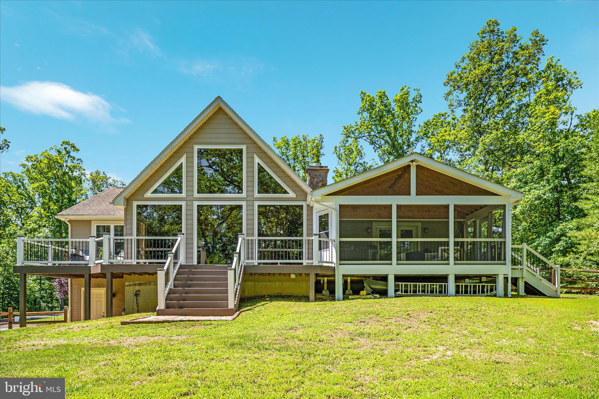 Welcome to 182 Maywood Drive, a custom-built retreat nestled on 2.72 private acres in the heart of the scenic Shenandoah Valley. Built in 2010, this well-maintained home offers approximately 2,248 square feet of thoughtfully designed living space featuring 3 bedrooms and 3 full bathrooms.

Enjoy the convenience of one-level living with an open and inviting floor plan, while the full partially finished basement provides endless opportunities for future expansion, recreation space, a home office, workshop, or abundant storage. The upstairs HVAC system was updated in 2024 for added peace of mind.

Outdoor living shines with a screened-in porch overlooking the partially wooded property, a hot tub for relaxing evenings, and a fenced backyard perfect for pets, play, or gardening. Situated on a quiet cul-de-sac with state-maintained paved roads, this property offers both privacy and accessibility. Double bonus with high speed Xfinity.

Ideally located just minutes from downtown Front Royal, Skyline Drive, Shenandoah National Park, local wineries, hiking trails, and the Shenandoah River, this home is a dream for outdoor enthusiasts while remaining convenient to shopping, dining, and major commuter routes.

Experience the perfect blend of comfort, privacy, and Shenandoah Valley charm at 182 Maywood Drive.

Owner is related to the listing agent.