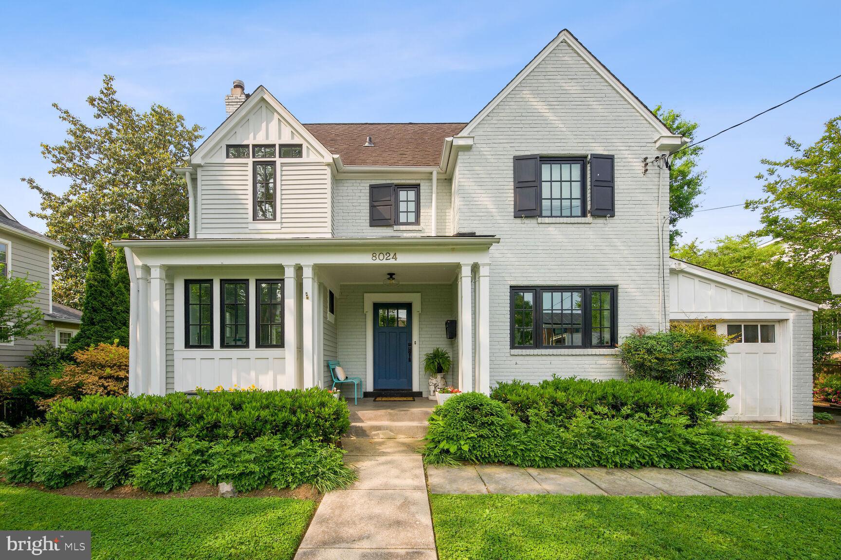 OPEN HOUSE CANCELED.  Welcome to 8024 Park Lane conveniently located in highly coveted Battery Park, just steps from downtown Bethesda! This stunning property has undergone an extensive architect-designed renovation in 2017, resulting in an exquisite blend of modern luxury and classic charm.

Step inside the foyer to find beautiful hardwood floors, a charming curved staircase,  and a light-filled floor plan. The elegant living room features a wood-burning fireplace, built-ins, and gorgeous millwork. Adjacent to the living room, you’ll love the new office space for two, with heated floors and built-in desks, perfect for working from home. Prepare to be impressed by the new open-concept kitchen with marble countertops, custom two-tone cabinetry, exquisite light fixtures, and plenty of space for a large dining table. The new half bath with heated floors provides added convenience and luxury.  The terrific mud room features built-ins and great storage, as well as heated floors, creating a cozy landing space when you come in from the one-car garage equipped with a Level 2 EV charger. Continue through the French doors to a fabulous screened-in porch with views of the beautifully landscaped and private yard; simply perfect for entertaining guests or a relaxing evening at home. 

Upstairs, the primary suite offers hardwood floors and dual closets with custom built-in shelving. The expanded primary bathroom is a serene oasis with luxurious finishes, including a large dual vanity, a beautifully tiled shower with multiple shower heads, and stunning fixtures. The upper level also offers two secondary bedrooms with custom-outfitted closets and a hall bath. An added bonus is the walk-up attic with tons of storage space and the potential to expand this area into a finished space. The spacious lower level features a recreation room, an updated full bath, a large storage closet, and a sizable utility/storage/laundry room.  Renovations to the home also included new windows and new doors, as well as all new electrical wiring throughout.

Living in Battery Park comes with the added benefit of neighborhood amenities such as a playground, clubhouse, basketball court, and tennis courts. This home is also located in the highly desirable BCC school district, and just moments from countless shopping and dining options, many parks, the Capital Crescent Trail, the Farmer’s Market, and several public transportation options such as the Bethesda Metro Station.  Truly a rare gem, the buyer of this home will be a very happy new homeowner! Offers, if any, are due at 2 p.m. on Monday, May 22.