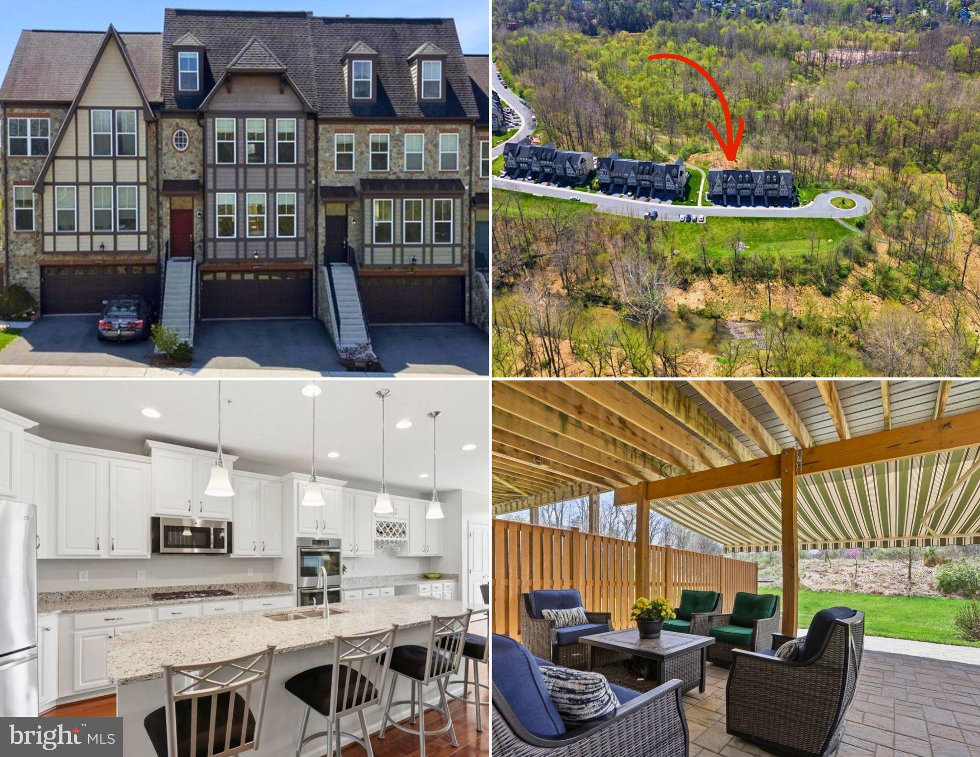 Welcome home to this  rare 4 bed, 4.5 bath townhome with the potential for a 5th bedroom! This home is in the sought-after Woodlands Preserve in the West Winds neighborhood at Lake Linganore. You won't believe the upgrades and details of this home. The outside is just sublime. You'll never want to leave! Situated on a quiet cul-de-sac, nature surrounds you. The home backs to woods and walking trails, the front overlooks Linganore Creek. This home is quite the retreat. You'll notice all the natural light the minute you step through the front door, welcomed by the cozy foyer.  Stepping into the spacious living room, your eyes are drawn to the gleaming wood floors, though they can't help but notice the gourmet kitchen. The living room flows to the dining room, which flows to the kitchen. And the kitchen! A chef's delight! 5 burner gas stove. Double wall oven.  New Bosch 800 series dishwasher. You'll immediately imagine yourself cooking here. The gleaming quartz counters are a stunning contrast to the white cabinets. And there is so much storage.  The oversized island easily sits 4.  And the counters extend into the family room, the perfect place for a coffee bar. And you'll admire the built ins. The family room off the kitchen, with a gas fireplace, is the perfect place to unwind at the end of the day. Or  pivot to the no-maintenance deck off the family room with pergola for privacy. Easy entertaining from the kitchen and as the home backs to common space, the ideal spot to catch the last rays of the day. As you go upstairs to the 2nd floor, you'll notice all the natural light courtesy of a skylight. Once you arrive, you'll find a large primary bedroom overlooking the garden with two walk-in-closets and a large, primary bathroom. You'll find two more bedrooms and another full bath on this floor. Bedroom 2 has access to the full bath from the bedroom. On the 3rd floor, the possibilities are endless! There is another full bathroom and the room could easily be converted to a 5th, ensuite bedroom. If not, the large space offers the perfect getaway: office, rec room, guest suite, gym, or play room. If you think that's it, you won't believe one of the best parts of this home. Downstairs in the basement, you'll find the 4th bedroom, with another, stunning full bathroom. You can access the garage off this level (which is EV ready), but the star of the show is the backyard.  A brick paved patio with a retractable awning is just the most sublime place to relax. You look out onto the privacy of woods and trails, enhanced by the fence, which provides privacy but doesn't block the view (now that's smart!) You'll easily become the gathering place for all with this gem of a backyard. This home is truly an entertainer's paradise! And the cherry on top - the home has geothermal heating and cooling. The owners really thought of everything. And if you can ever drag yourself away from your wonderful home, you can enjoy the incredible Linganore lifestyle with Deep Navigable lake, multiple sandy beaches, multiple pools, boating, fishing, swimming, tennis, basketball, beach volleyball, nature & bike trails, Frisbee golf, pickle-ball, Event Tent, Farmers Markets, Summer Concert Series under the stars, playgrounds and so much more ... Come and see for yourself. You won't want to miss this opportunity - call this home today!