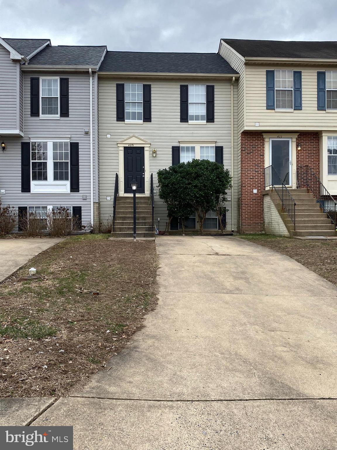 Spacious & Bright 3-bedroom, 2.5-bathroom townhouse located conveniently in Stafford. This home features 3 fully finished levels. The kitchen spacious and bright and has a small area for breakfast nook.  Large deck off kitchen. Large light filled Family Room with pass through from kitchen. Upper level with primary bedroom that has lots of closet space and ceiling fan. Two other bedrooms with overhead lighting. Bright finished basement with Large Rec Room and half bath. House has driveway with space for 2 cars. Brand new carpet and paint throughout. Convenient LOCATION and Short commute to commuter lot, Quantico, Government Island walking trails/park, restaurants and shopping.