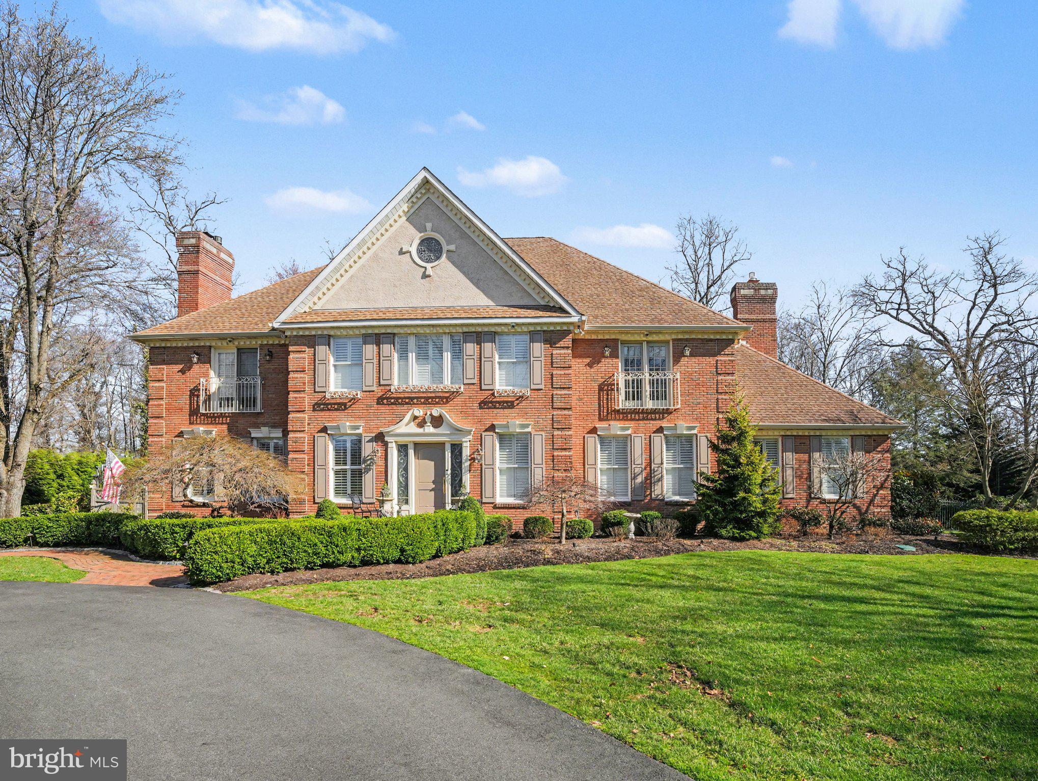 Experience stately elegance in the heart of Gwynedd Valley with a perfect blend of architectural grace and modern structural integrity in this meticulously maintained Georgian-inspired Colonial. Nestled on a beautiful, professionally landscaped lot within the award-winning Wissahickon School District, this home makes a commanding first impression. 

Step through the front door into a soaring two-story foyer featuring marble flooring and elegant wainscoting. The traditional center-hall layout flows effortlessly, offering a formal dining room with vibrant accents and a private home office.

The heart of the home is designed for both grand entertaining and quiet comfort. With features including the chef’s kitchen complete with a two-tiered island, wall oven, and a full pantry. It opens into a sun-drenched Florida room, the perfect spot for morning coffee with views of the fenced in rear yard.

The second floor is home to generously sized bedrooms, including a Princess Suite with its own private bath. The Primary Suite is a true retreat, featuring two expansive walk-in closets and a tastefully updated full bath highlighted by the freestanding soaking tub and walk-in shower, all positioned under dual skylights for a bright, open feel.

Outside, a large flagstone patio overlooks a fully fenced rear yard, offering a private oasis for summer gatherings or a perfect spot for entertaining.

Located just minutes from Gwynedd Valley’s local shopping, walking trails, and major commuter routes, this residence offers the rare opportunity to own a home where timeless craftsmanship meets a premier location.