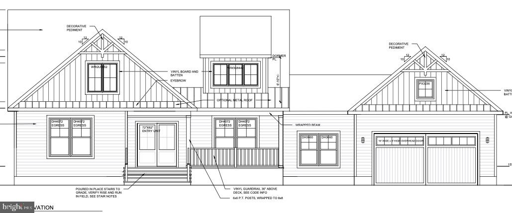 NEW CUSTOM-BUILT HOME/LOT PACKAGE NOW AVAILABLE BY TWO DUDES BUILDERS!  Site work getting started soon...  completion possibly end of 2026 or early 2027.

Visit this site and view location for a beautiful custom-built  home in Coastal River Run Golf community near Ocean City, Ocean Pines & Berlin. This stunning two-level planned residence boasts an impressive 3,000 square feet of thoughtfully designed living space to create the home you have always wanted! Peaceful water views across the street and located at the #10 tee box. Nestled in River Run, as you approach, you'll appreciate the inviting front porch (135 sq ft) that welcomes you into this elegant home by Two Dudes Builders. The main level features a spacious first floor primary suite, complete with a generous walk-in closet. A beautifully detailed primary bath designed for relaxation & luxury complete with a large walk-in tiled shower. The heart of the home is the bright and airy Great Room, perfect for entertaining or cozy family gatherings. Highlighted by a stylish gas fireplace that adds warmth and ambiance. The open floor plan seamlessly connects the living area to the gourmet kitchen, where you can still choose your preferred options to create a space that reflects your personal style.
Upstairs, you'll find three additional bedrooms and two well-appointed baths, providing plenty of space for family and guests. This home also includes a convenient two-car garage (612 sq. ft) with a dedicated golf cart parking spot, perfect for those leisurely days spent exploring the community. Enjoy the serenity of the rear  porch (179 sq ft), ideal for morning coffee or evening relaxation, while you take in the beautiful surroundings of the River Run community. Don't miss this opportunity to customize your new home in an established development that perfectly blends coastal charm with modern living!
River Run boasts a beautiful 18-hole golf course, pro-shop, restaurant/pub, exercise facility, tennis courts, docks, kayak launch, and a community pool, all on campus. An absolute bonus for this location is that the location is an only 10 minutes into the town of Berlin, with easy access to get wherever you need to go! This community is just minutes from Ocean City beaches. The River Run Golf Club & Community offers tranquil scenery, great amenities and a warm community with a world class Gary Player designed golf course that received a four-star Golf Digest rating. The River Run Community provides the premier experience in Ocean City Living.  This coastal dream has both golf course views and water views- take a drive and view this beautiful lot/home pkg.(home to be built) 

Closing costs incentive of $10,000 for buyer using a preferred lender (not a buying requirement), additional incentives may
