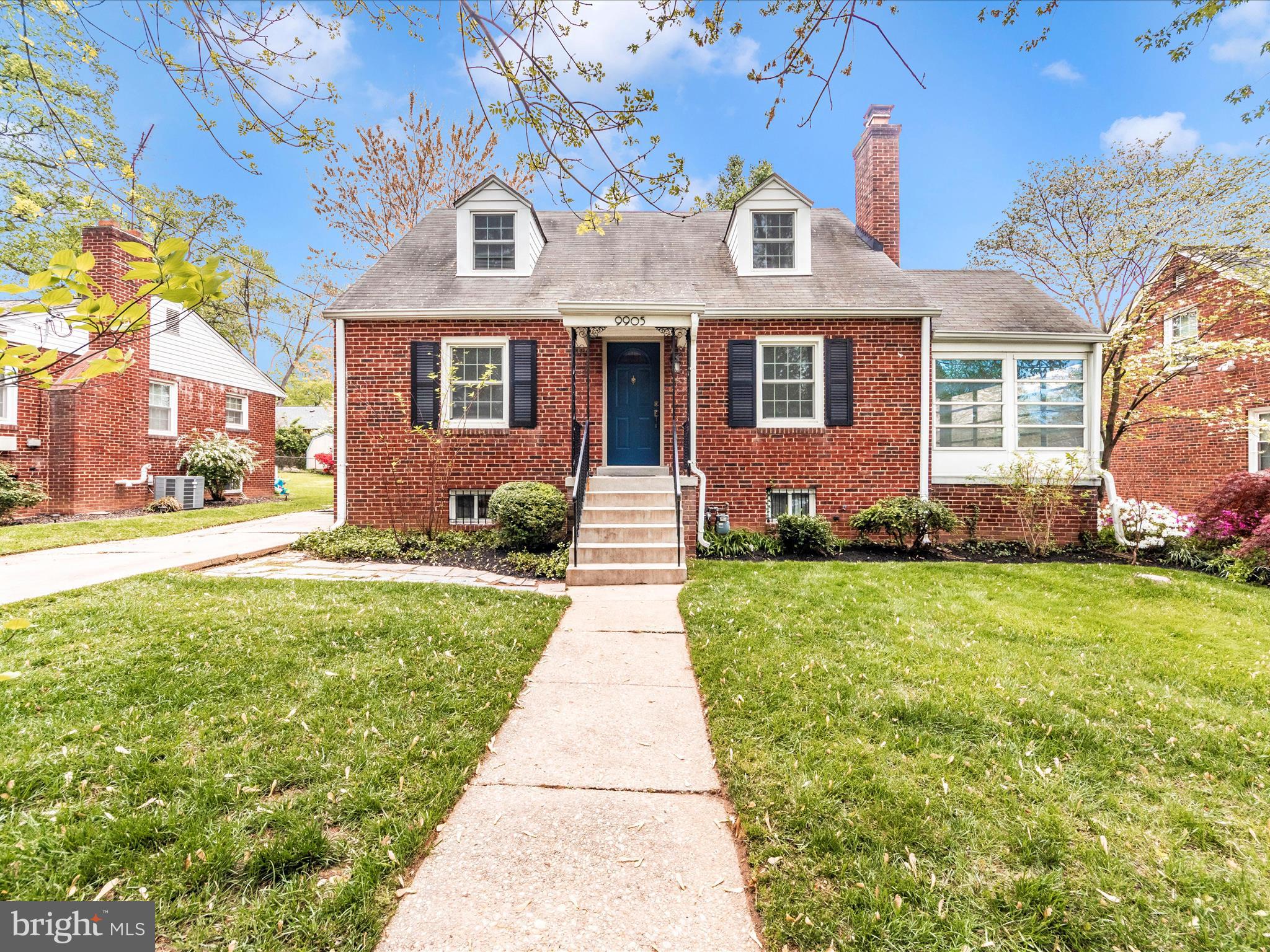 Welcome to this beautifully maintained brick cape cod in the desirable Argyle Forest neighborhood, featuring a traditional layout with modern conveniences and stunning landscaping. This home offers four bedrooms—two on the main level and two on the upper level with ample closet space and built-in bookcases. The main level includes a cozy wood-burning fireplace as the centerpiece of the living area, while a sunroom provides a perfect spot for relaxation or casual entertainment. Hardwood flooring and fresh paint throughout ensure a pristine atmosphere ready for personal touches. The lower level includes a large, finished recreation room with a renovated half bath and walk-up access to the backyard. The backyard is a gardener's delight with beautiful landscaping and a large storage shed for tools and equipment. Situated close to the Forest Glen METRO, Holy Cross Hospital, and Four Corners, with easy access to I-495, this home is ideally positioned for convenience and accessibility. Just minutes from downtown Silver Spring, you’ll enjoy the close proximity to Sligo Creek Park’s scenic walking and biking paths, as well as nearby shopping, dining, and entertainment options. This home is a perfect blend of comfort, charm, and convenience, ready for you to move in and start enjoying everything it has to offer. Schedule your showing today.