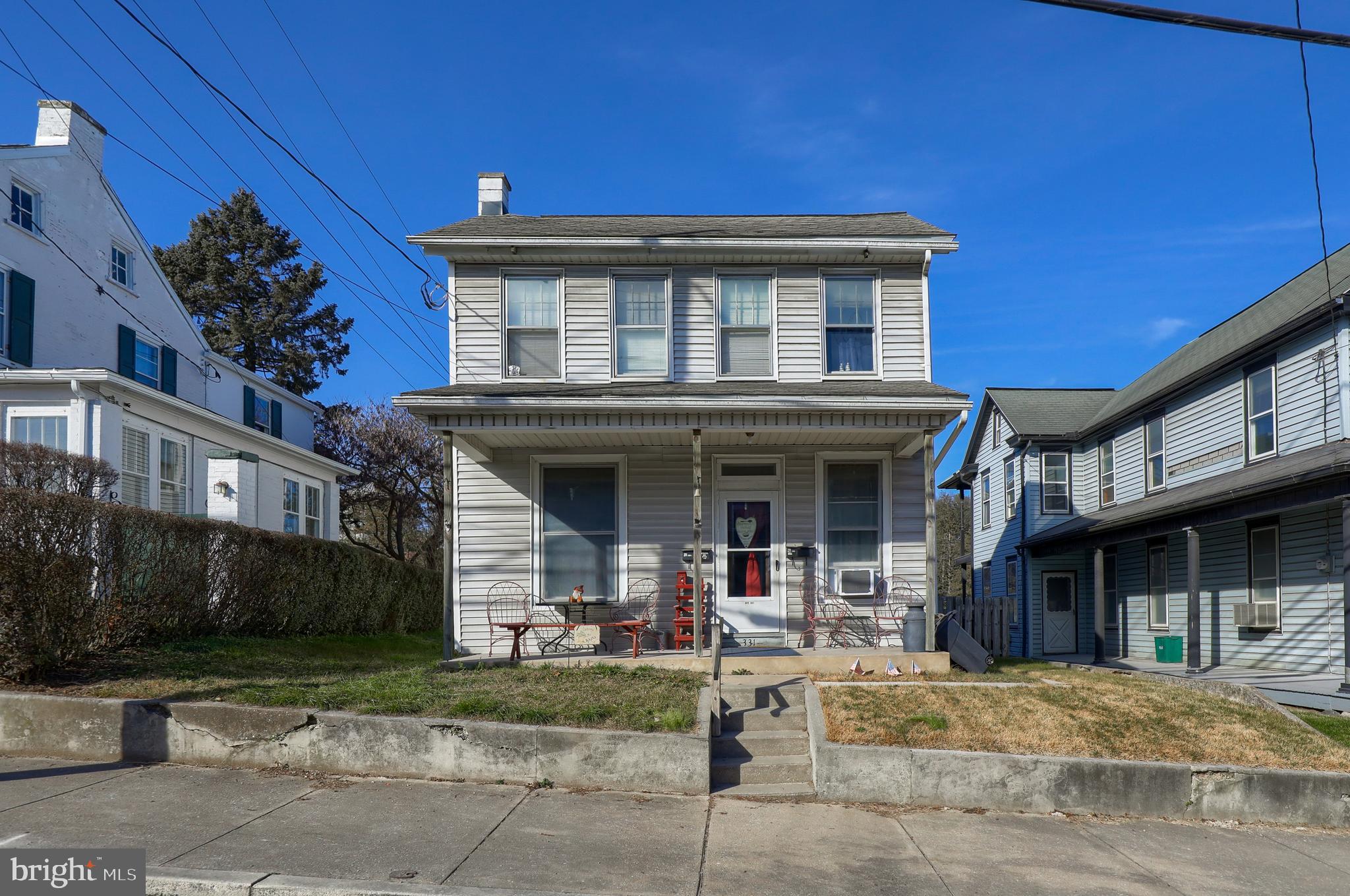 Tenant occupied 2 bedroom unit in  Elizabethtown, with first unit long term tenant. Both units feature 2 bedrooms and one full bathroom, eat in kitchen and off street parking.  Units have separate electric panels, washer and dryer along with hot water heaters in the basement.