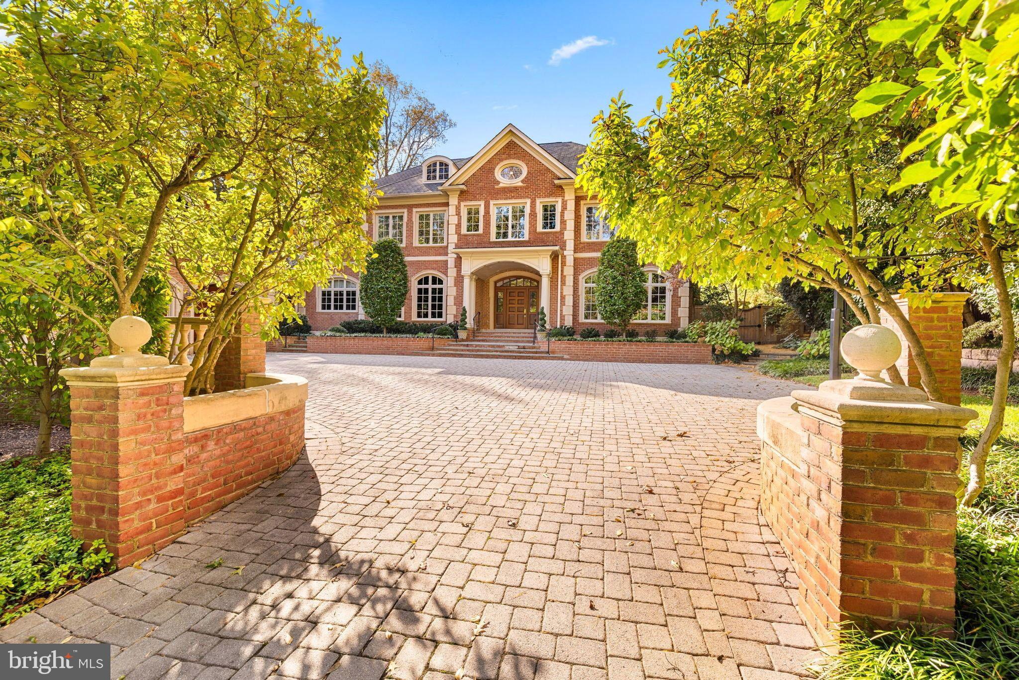 Absolutely stunning brick home set on nearly an acre in the heart of prestigious Bradley Hills! Offering approximately 12,000 square feet of finished space, this gorgeous home also provides a perfect floor plan ideal for entertaining and every day living and is set on a spectacular lot with ample play area and 40' heated pool, spa and pool house. The main level features beautiful formal rooms, a chef's kitchen and large breakfast room adjacent to the family room, a paneled library, second office (or bedroom suite with full bath) and access to the three car garage. The upper level includes five bedrooms, all with ensuite baths (the primary with dual baths!), walk-in closets and a sitting room. A recreation room, game room, gym, guest suite, wine cellar and more are found in the lower level. With a great location near the Beltway and proximate to both Bethesda and Potomac, this home also offers access to top public schools and is nearby beloved private schools.