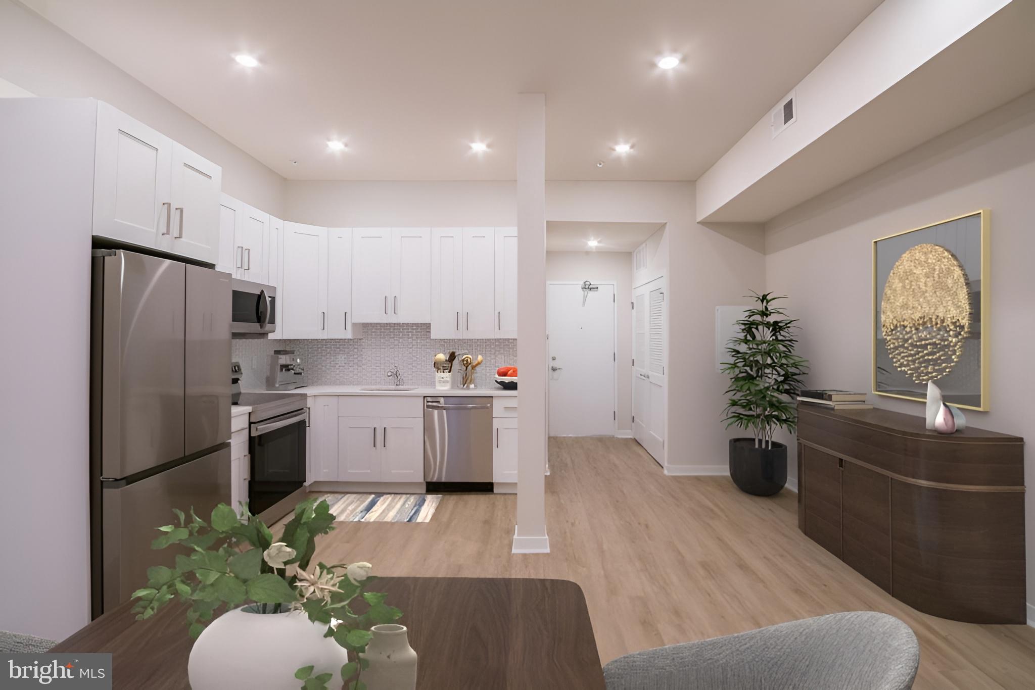 *Available NOW!*

Welcome to Patton Place, a brand new 42-unit apartment complex in Grays Ferry with a landscaped front courtyard, an expansive shared roof deck, shared bike storage, and secure gated entry. This 1 bed, 1 bath apartment has been thoughtfully designed with hardwood flooring, in-unit laundry, central air conditioning, and modern fixtures. The bright, contemporary kitchen includes stylish honeycomb backsplash tiling, brand new Samsung stainless steel appliances, and plenty of cabinet space. The full bath comes fit with a contrasting black tiled shower/tub and a classic vanity with drawers for storage. Finally, the spacious bedroom has its own closet and ample natural light thanks to many windows. You are sure to enjoy being in close proximity to outdoor recreational areas like Stinger Park and D Finnegan Playground. Numerous shops are located nearby on Grays Ferry Avenue, including a Fresh Grocer and a Fine Wine and Good Spirits. An entrance to I-76 is just a couple blocks away, and multiple public transportation routes sit nearby, providing easy access to West Philadelphia and Center City.

Lease Terms: Generally, 1st month, and 1 month security deposit due at, or prior to, lease signing. Other terms may be required by Landlord such as last month’s rent upfront. $65 application fee per applicant. Tenants are responsible for: electricity, gas (if applicable), cable/internet and $10/mo technology fee. Water is a flat monthly fee of $60. Additional fees or requirements may be applicable for units with Homeowners or Condo Associations. Landlord Requirements: Applicants to make 3x the monthly rent in verifiable gross income, credit history to be considered, no evictions within the past 5 years, and must have a verifiable rental history with on-time rental payments. Exceptions to this criteria may exist under the law and will be considered. Cosigners will be considered.

*Sorry, no pets
*The building is set back from the street. Access the complex via the 3100 block of Reed Street.