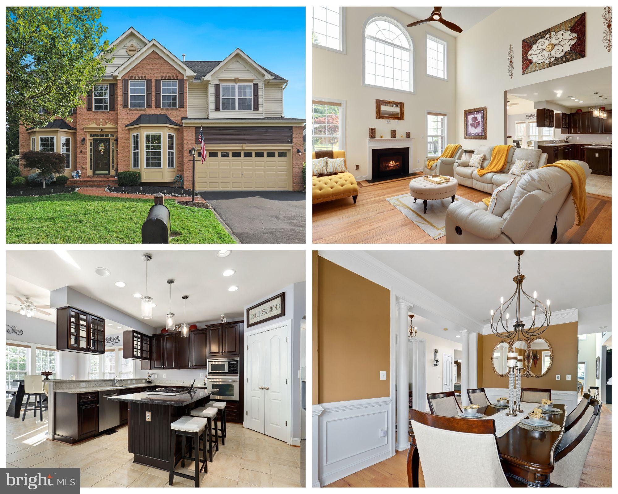 GREAT NEW PRICE AND SELLER HAS A VA ASSUMABLE LOAN WITH A 2.75% INTEREST RATE. CALL FOR MORE DETAILS!! This beauty is the one you have been waiting for! Situated perfectly on a corner lot in Ewells Mill Estates, this home boasts 4,200+ finished square feet on three finished levels. Great curb appeal with brick on two sides of the home, manicured lawn with inground sprinkler system, new storm door, and freshly painted garage and trim. Gleaming hardwood floors greet you as you enter the home. Enjoy listening to music with the built in intercom system where you can play music. There are elegant columns in the formal dining room that has plenty of room for guests and in the formal living area which makes for a great at-home office. You are drawn into the spacious family room with it's 25' ceilings, the back wall full of windows plus views of the catwalk from above. The gourmet kitchen opens to the sunroom for even more room to stretch out. Tile flooring, granite countertops, stainless steel appliances, walk in pantry, tons of upgraded cabinetry, and a built in kitchen sub-zero china cabinet make this kitchen complete. Walk out to the deck from here which makes for a great area to grill and entertain. What an amazing option to have a main level bedroom with a full bathroom on this level. Make your way upstairs to the four additional bedrooms including the impressive primary bedroom suite. The finished basement offers a spacious room, huge rec room that is perfect for movie watching, a full bathroom, and an unfinished area that currently makes for a gaming area.  Step out back to relax on the patio or in the gazebo. New water heater (2023). What a perfect location - so close to schools, shopping, and commuting options. Call for your tour today!