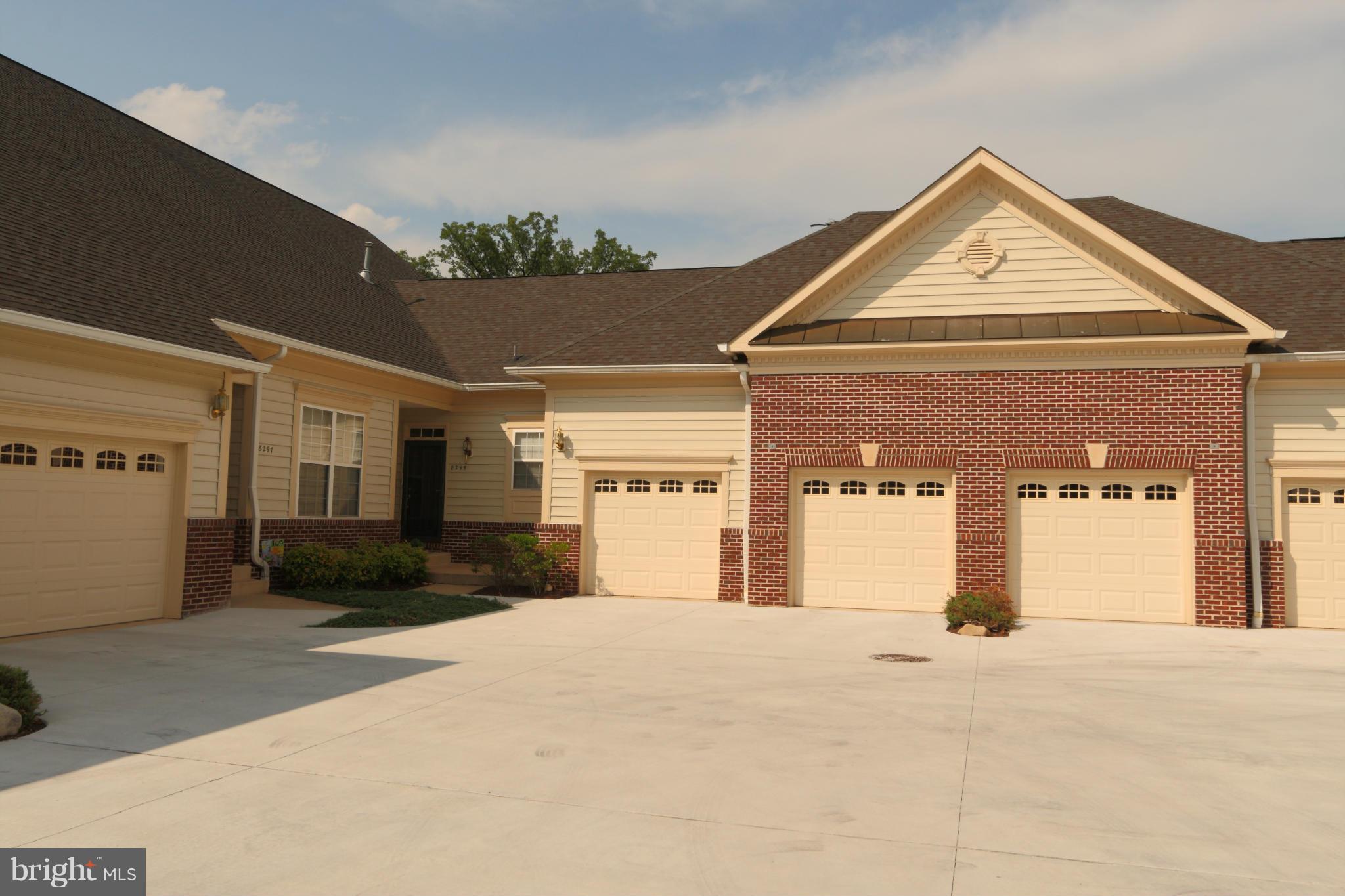55+ Active Adult Community, Largest Model, Backs to Woods, Rare opportunity, Lives like a SF home, 1,954 sf on top level plus basement, 3 BR, 3 BA, 2 Car Gar, Deck, Walkout LL, , Lake, Pool, trails, A real find. Hardwood floors, Rec room in LL, Condo fee 298/mo incl gutter cleaning, snow removal from driveway & sidewalks, HOA fee of 100/mo, One level maintenance free living,