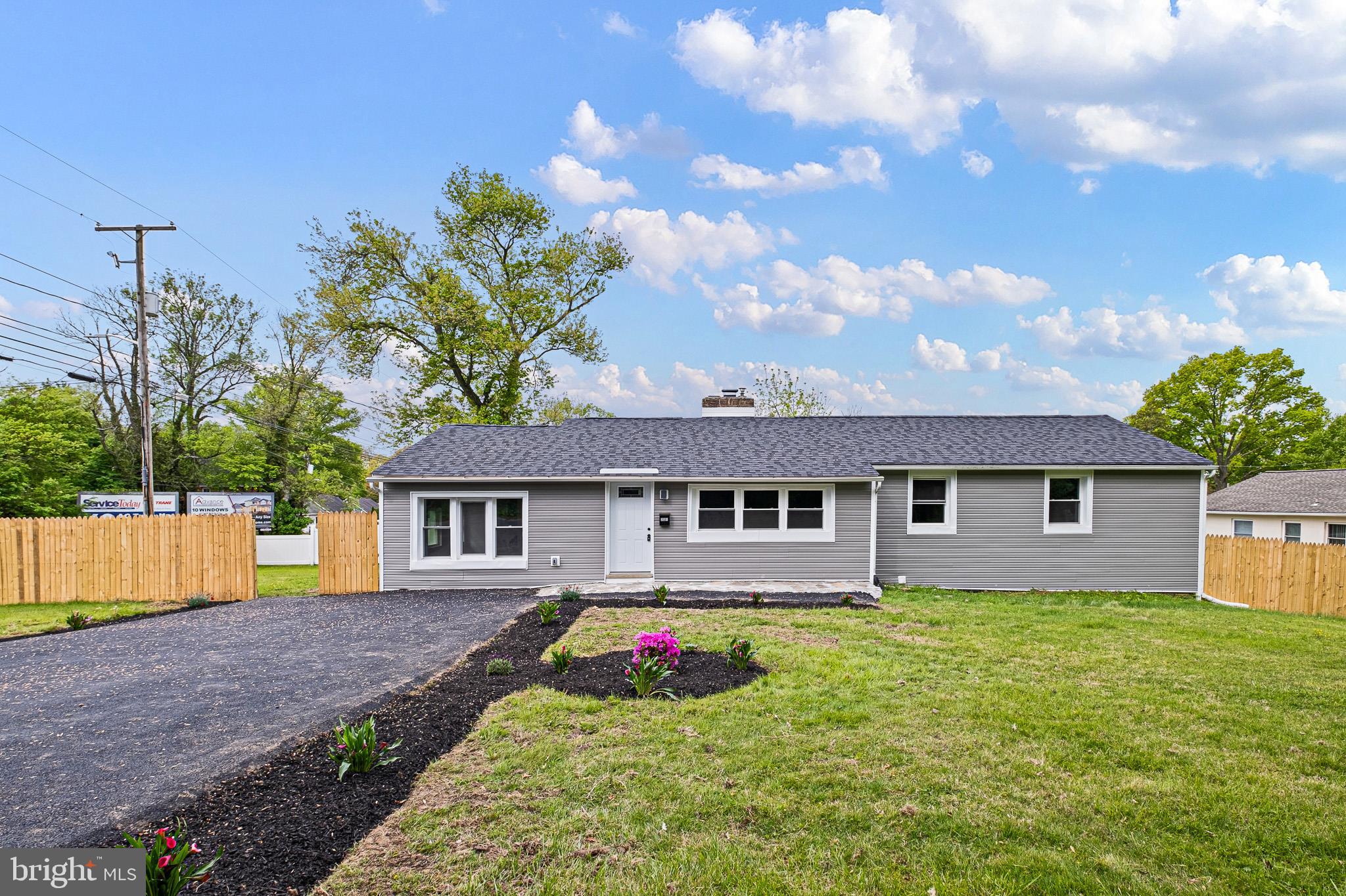 Ranch home in popular Penny Acres!   Newly Renovated 4 Bedrooms with 2 New Full Baths, New Kitchen with White Cabinets, All New S/S Appliances includes: 5 Burner Gas Range, Refrigerator, Dishwasher & Microwave and Quartz Counter tops.   Fenced Rear Yard, New Roof, Windows, New Gas Heat and C/A  plus new  hot  water heater, New 200amp electrical , New Vinyl Siding and double wide driveway.  This home is situated on a nice lot and features a nice size rooms  and Finished basement with an outside entrance. Penny Acres is in lower Brandywine Hundred at Penny Hill and is convenient to downtown and Rt 95 with easy access to the Claymont train Station and all that Philadelphia has to offer.  Schedule your showing today!