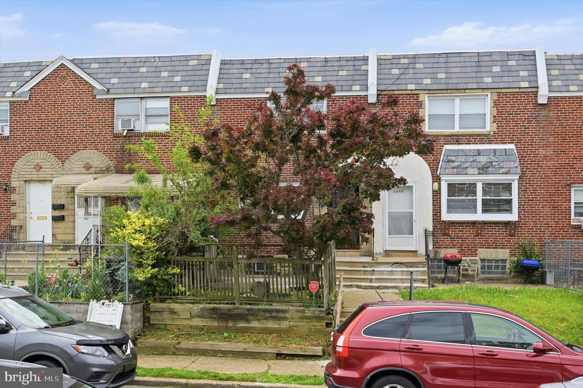 Beautifully renovated row home on quiet block in Castor Garden. All new everything makes this home ideal.  New kitchen, bathroom, floors, walls.  Parking garage and large basement that is tall and bright