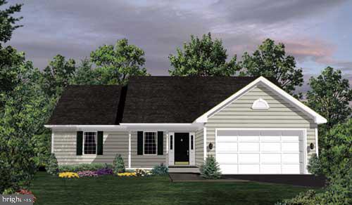 COUNTRY LOCATION - 12 MINUTES TO TOWN-NO HOA OR COVENANTS.   HOME TO BE BUILT - BUILDER ALLOWS CHANGES TO THE PLAN OR CHOOSE ANOTHER PLAN.  THIS PLAN IS THE PERFECT STARTER HOME. THE PRINCETON PLAN OFFERS  A SPLIT BR PLAN AND HAS EVERYTHING YOU NEED, COMPACT AND EFFICIENT AND ALL ON ONE LEVEL.  THIS PLAN IS LOVED BY THOSE LOOKING TO DOWNSIZE WITHOUT GIVING UP ANY OF THE MODERN FEATURES WE ALL LOVE.  KITCHEN IS DESIGN EFFICIENT WITH AN ISLAND, PANTRY, GRANITE COUNTERTOPS, MAPLE CABINETS WITH SOFT DOOR AND DRAWER CLOSURE.   GREAT ROOM OFF THE KITCHEN, PRIMARY BR ON ONE SIDE OF THE HOME AND THE OTHER TWO BR'S ON THE OPPOSITE SIDE OF THE HOME.  WASHER AND DRYER INCLUDED IN APPLIANCE PACKAGE.  FULL UNFINISHED BASEMENT WITH RI PLUMBING FOR FUTURE EXPANSION/STORAGE.  TWO CAR GARAGE WITH GARAGE DOOR OPENER.  BUILDER OFFERS $5,000 TO BUYER FOR CLOSING COSTS IF THEY USE A PREFERRED LENDER AND DESIGNATED TITLE COMPANY.