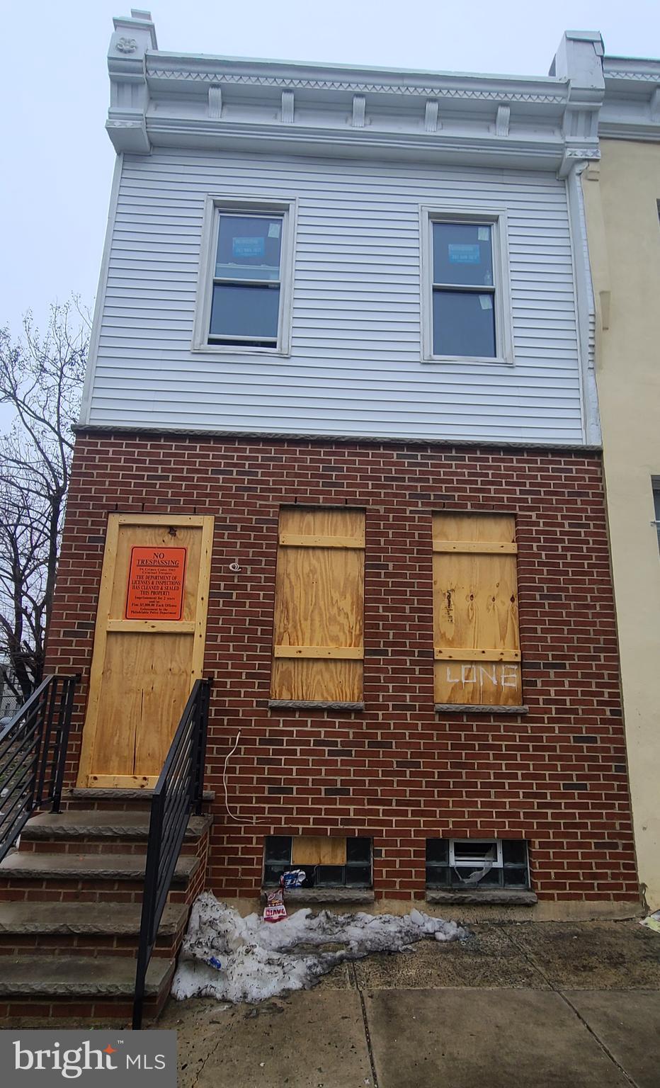 Kensington Investment Opportunity – Framing Done, Finish the Rehab!  This property is partially rehabbed with new framing already in place, reducing renovation startup time and costs. Excellent value-add project for investors looking to finish and add to their portfolio. Sold as-is. Buyer responsible for verifying all zoning, permits, and remaining scope of work. The sheriff's deed has been recorded so the sale can close quickly.  Proof of funds required with all offers. Don't miss this!