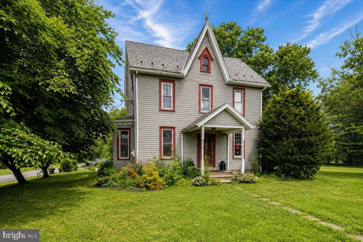 Bring your vision and ideas!  First time offered in 60+ years.  Great location on two flat acres.  This home is priced to sell in As-Is condition including Municipal requirements. With the right improvements and updates this could be an amazing home and property.  Cash or Renovation Loan only for this property. Located at the corner of Allentown Rd & Bleam. Turn on Bleam and park in driveway behind the house.