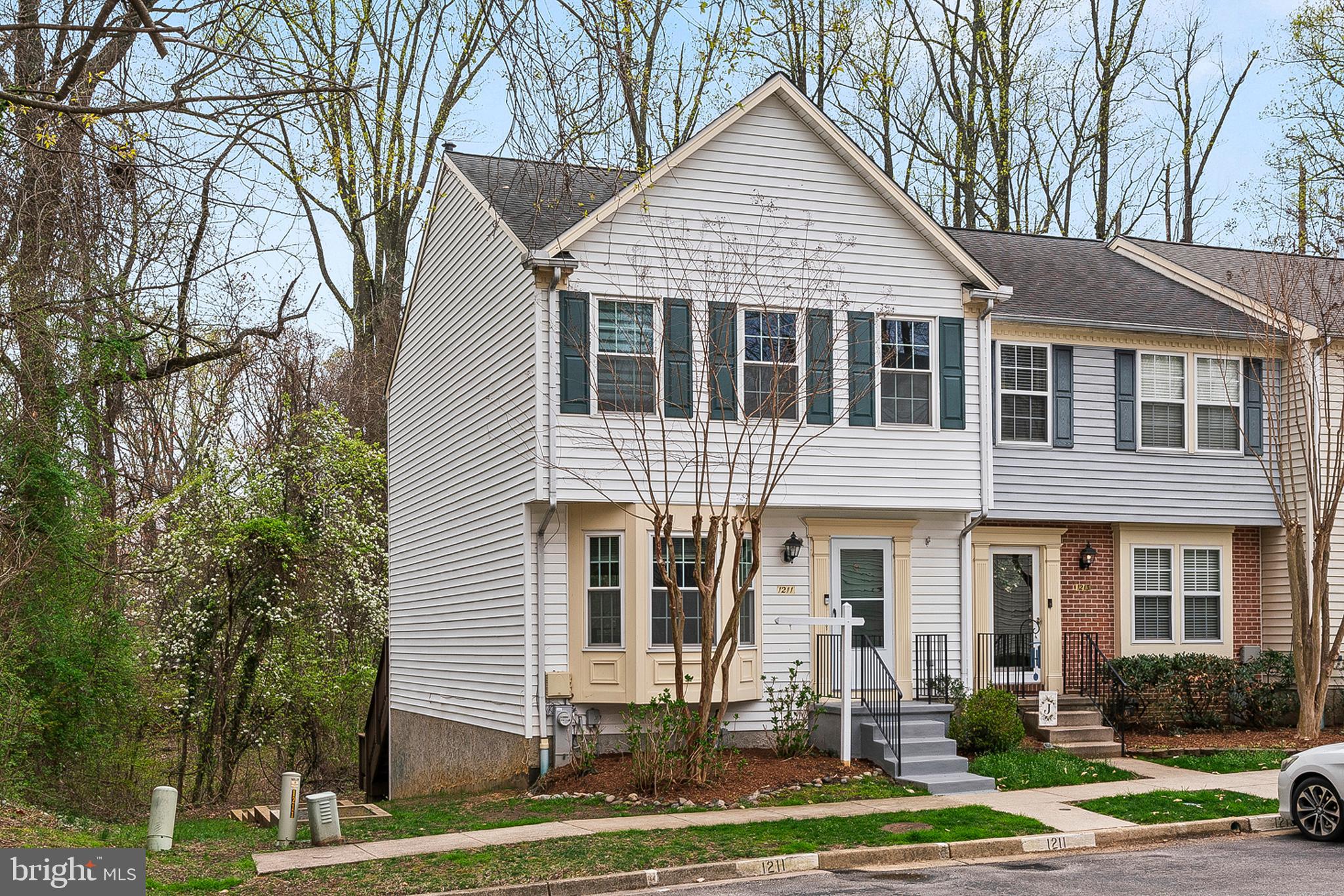 Three bedroom end unit townhome in a private, yet convenient Arnold location!  Easy and quick access to the College Parkway Shopping Center. Freshly painted neutral, recent stove, dishwasher, microwave, washer, and dryer!  The open concept main level, along with the kitchen island breakfast bar and same level half bath, will allow for easy entertainment of your guests. The primary bedroom upstairs offers high vaulted ceilings, double vanity bathroom, and walk in closet.  Two additional upper level bedrooms have their own full bath as well.  The lower level includes a walk out from the living area to the backyard, as well as a potential office with it's own full private bathroom!  The 2 assigned parking spaces are just outside the front door.  Come take a look!