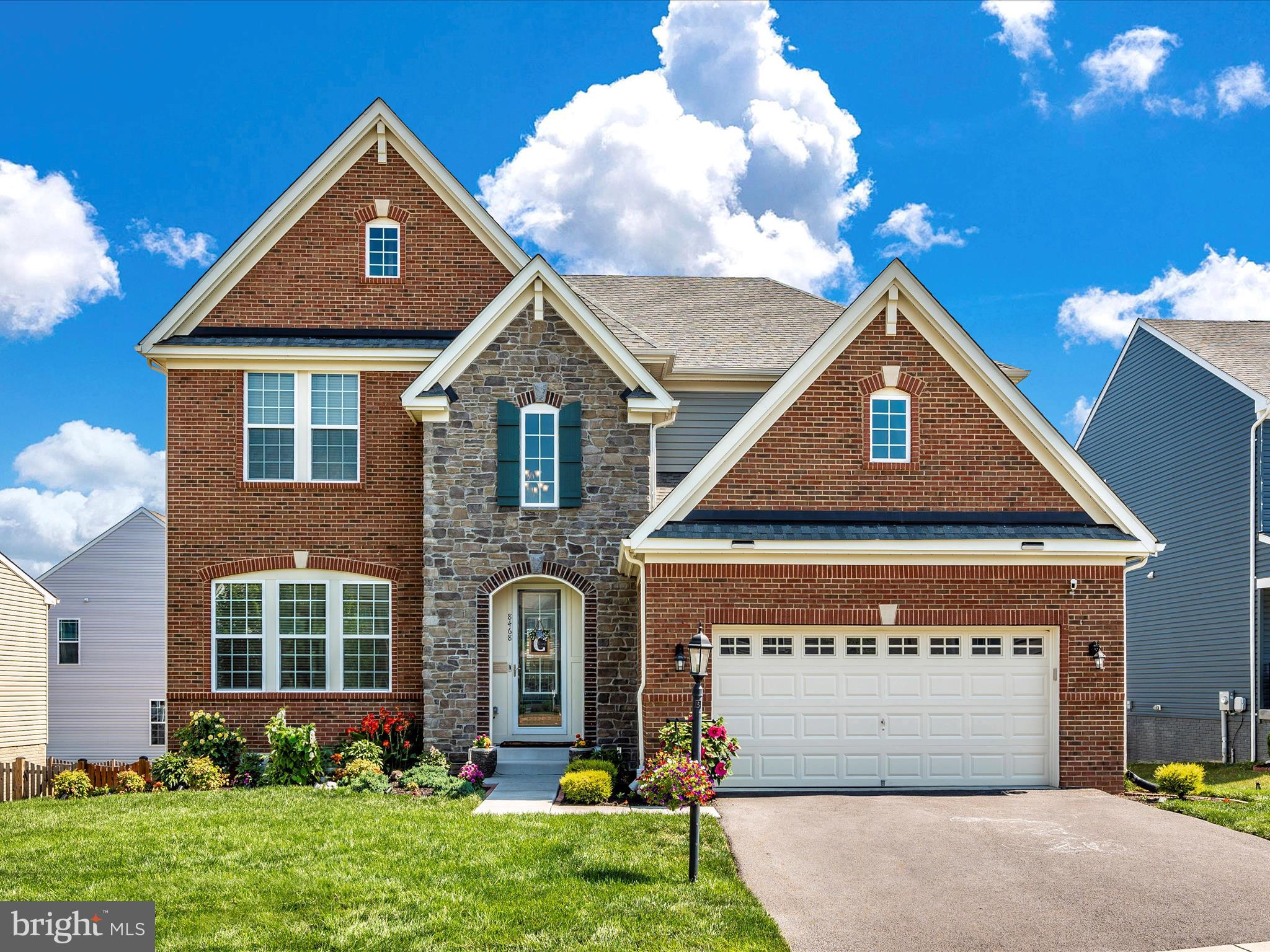 Discover luxury living in this meticulously maintained Rowan model located at 8468 Pine Bluff Road, in the prestigious Tallyn Ridge neighborhood. Built just four years ago, this exquisite residence boasts 5 bedrooms and 4 full bathrooms, offering ample space and comfort for the entire family.Upon entry, you'll be greeted by custom upgrades throughout, including built-ins, decorative molding, and elegant arched alcoves, adding 
 charm and character to every corner. The gourmet kitchen is a chef's delight with an extra-long island, extended cabinet space, and high-end appliances, perfect for culinary creations and entertaining guests. Step outside onto the low-maintenance deck, overlooking one of the largest lots in the neighborhood, complete with a fenced backyard for privacy and outdoor enjoyment. A convenient irrigation system ensures lush greenery in both front and back yards year-round. Upstairs, four spacious bedrooms and three bathrooms provide ample room for relaxation and privacy, catering to every family member's needs. The basement offers a functional recreational area and unfinished space that can easily be converted into a sixth bedroom or personalized to suit your lifestyle. Enhanced with a focus on wellness and security, this home boasts a comprehensive array of amenities. Inside, a reverse osmosis water filtration system and radon mitigation system ensure clean and safe living conditions. The basement offers flexible space ideal for a gym, catering to active lifestyles. Outside, a Ring alarm system, complemented by multiple outdoor cameras, provides robust security coverage. Adding to the allure, trim lighting illuminates the exterior, enhancing the aesthetic appeal of this remarkable residence.Located minutes away from downtown Frederick and commuter routes, and within the sought-after Oakdale school district, this home offers the perfect blend of convenience and tranquility. Don't miss the opportunity to make this your dream home!