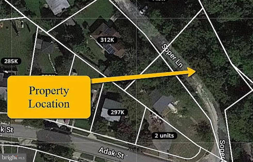 Vacant lot in quiet residential neighborhood. Short walk to Metro