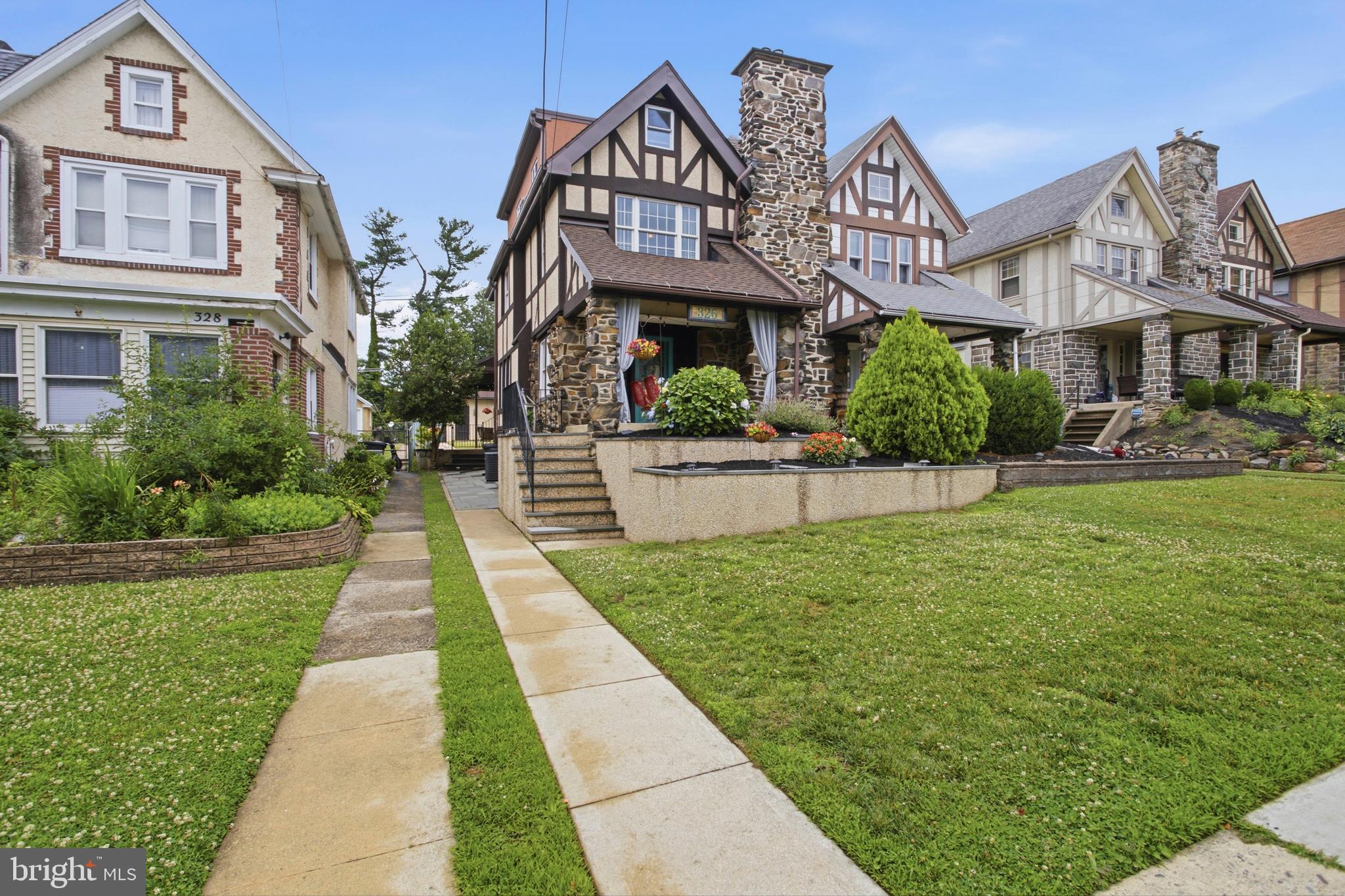 Welcome to this charming Tudor Twin with 4-bedroom, 3 full bathroom home , ideally situated within walking distance of schools, parks, and restaurants. The spacious layout features 4 inviting bedrooms, including a primary suite on the second floor that boasts a large walk-in closet, providing ample storage space.

The home offers three full bathrooms, one conveniently located on the second floor, one on the finished third floor, perfect for guests or family members as well as full bathroom in the basement. The cozy living room, highlighted by a warm fireplace, creates an inviting atmosphere for relaxing evenings. The eat-in kitchen is designed for both functionality and comfort, making it ideal for casual dining and entertaining.

Step outside to discover a large, covered back porch, perfect for outdoor gatherings or quiet mornings. The fully finished basement adds tremendous value with a full bathroom, laundry area, and generous storage options, ideal for a playroom, home office, or media room.  A two car detached garage with attic storage  completes this home.

This property seamlessly combines comfort and style, making it a must-see in a desirable neighborhood. Don’t miss the chance to own this wonderful home!