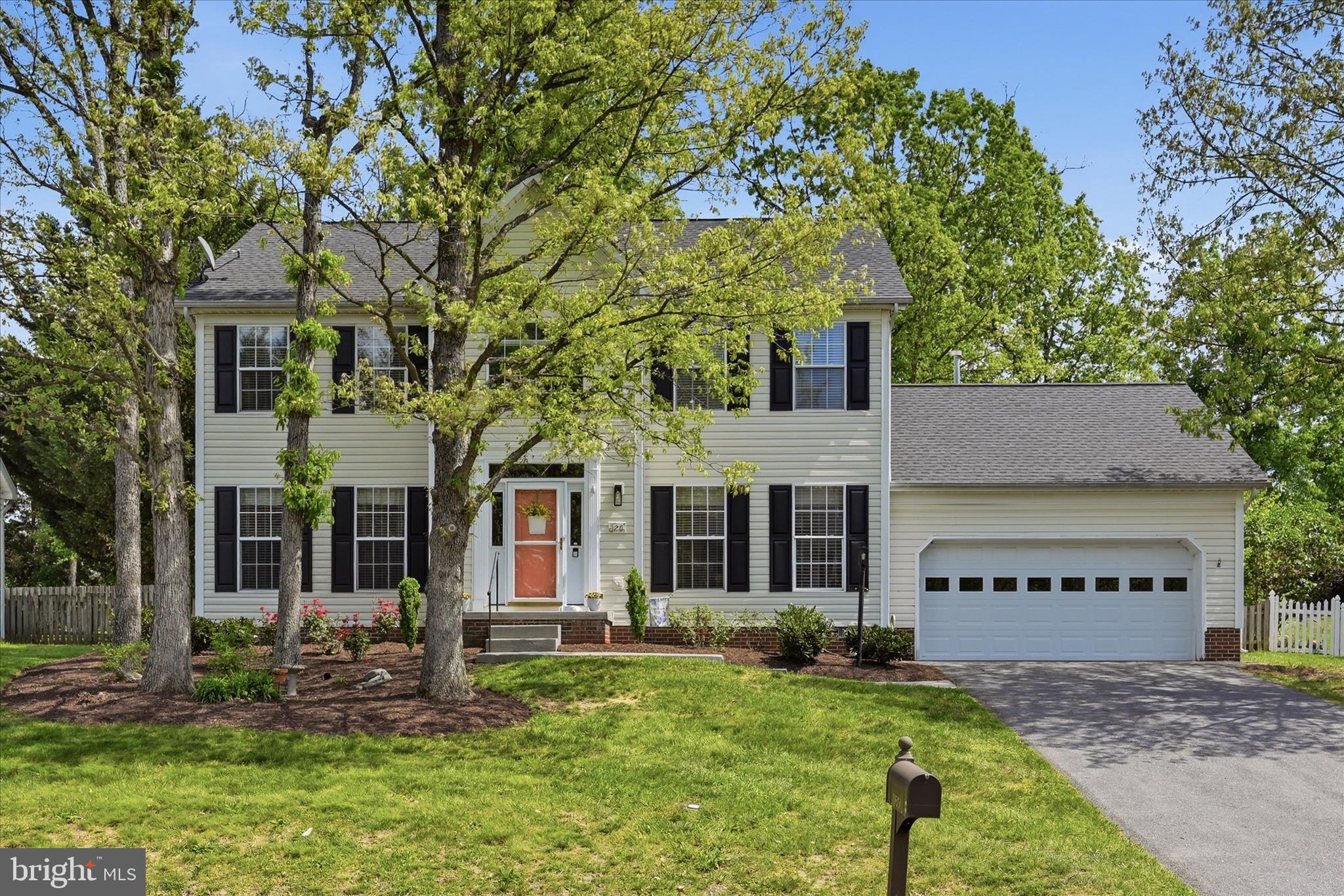 This four-bedroom colonial is ideally located just minutes from Sherando Park and I-81. Situated on an exceptional lot, this home features a flat, fenced backyard and a spacious deck—perfect for outdoor enjoyment.  Inside, a welcoming vaulted entryway features newer hardwood floors that flow throughout much of the main level. Other recent updates include roof, hot water heater, flooring in wet areas, microwave, and dishwasher. The inviting family room features a gas fireplace with custom built-in cabinetry and open shelving.  Large primary suite offers jetted tub, separate shower and walk in closet.  Secondary bedrooms are of generous size. No HOA.