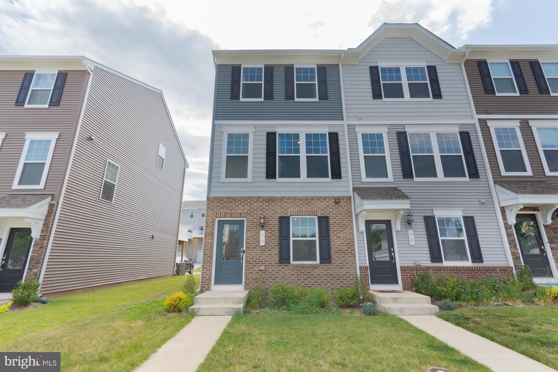 Welcome home to this beautifully maintained three level end unit townhome located in the sought-after Presidents Pointe community! This spacious 2 bedroom, 2.5 bath home offers an open and inviting floor plan designed for comfortable everyday living.  The main level features a bright living room with sliding doors leading to a large deck, perfect for relaxing or entertaining. The kitchen offers ample cabinet space, appliances, a center island, and pantry for added convenience.  Upstairs, the primary suite includes a private bath with walk-in shower and generous closet space. An additional bedroom and full hall bath complete the upper level. The lower level features a recreation room and laundry area, providing additional flexible living space for a home office, workout room, or media area. Additional highlights include a 1-car garage, multiple finished levels for added room to spread out, and the benefits of an end-unit location offering extra natural light and privacy.  Just a short walk to Potomac Marketplace with shopping and dining, and conveniently located near Rt. 9 and Rt. 340 for an easy commute to Virginia or Maryland.  Schedule your private tour today and make this beautiful home in Presidents Pointe yours before it’s gone!