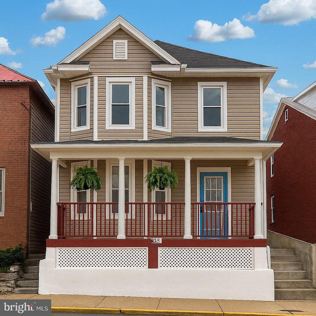 Charming 3-Bedroom Colonial in the Heart of Downtown Martinsburg

Welcome home to this beautifully maintained 3-bedroom, 1.5-bath colonial perfectly situated in historic downtown Martinsburg. Enjoy unbeatable convenience with easy access to I-81, local restaurants, shops, and the city’s vibrant historic district—all just moments from your doorstep.

Step inside to find classic character paired with modern updates, including 9-foot ceilings, gleaming vinyl plank floors, and gorgeous bay windows that invite an abundance of natural light throughout the home. The spacious, open rooms create a warm and welcoming setting, ideal for comfortable living and effortless entertaining.

The recently remodeled full bathroom adds a fresh, contemporary touch, while the kitchen features new stainless steel appliances that make meal prep a pleasure. A convenient half bath is located on the main level.

Outside, you’ll appreciate the covered front porch, rear patio and rare bonus of off-street parking, providing both ease and peace of mind in a downtown setting.

Don’t miss your chance to own this charming blend of historic character and modern comfort in one of Martinsburg’s most desirable locations!