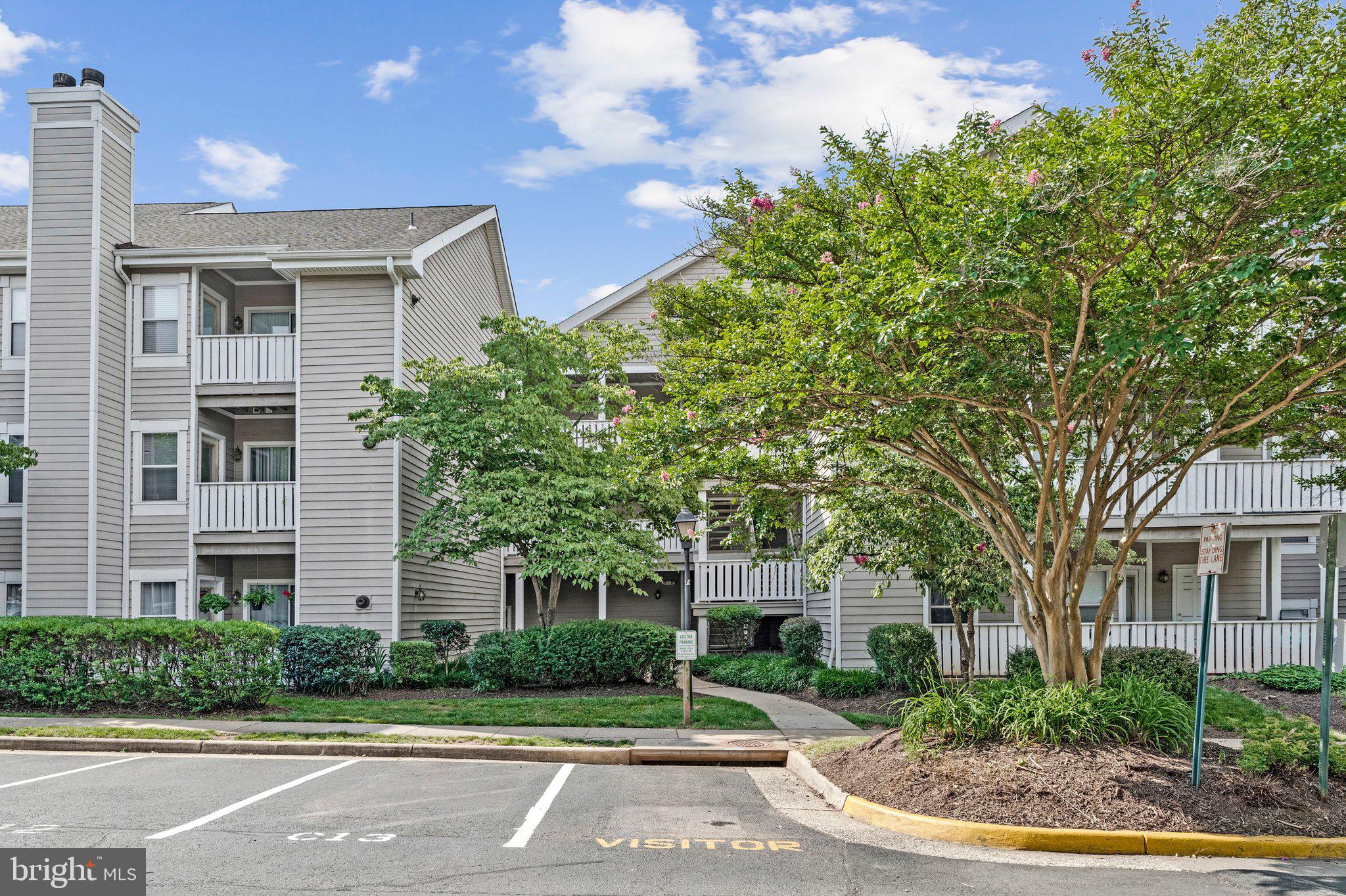 Move-in ready unit with  two bedrooms, two full baths, fireplace, in-unit washer/dryer, balcony and open living area with .  The community offers easy parking, pool. recreation center and convenient to bus service.  Water, sewer, trash and common area maintenance are included.
