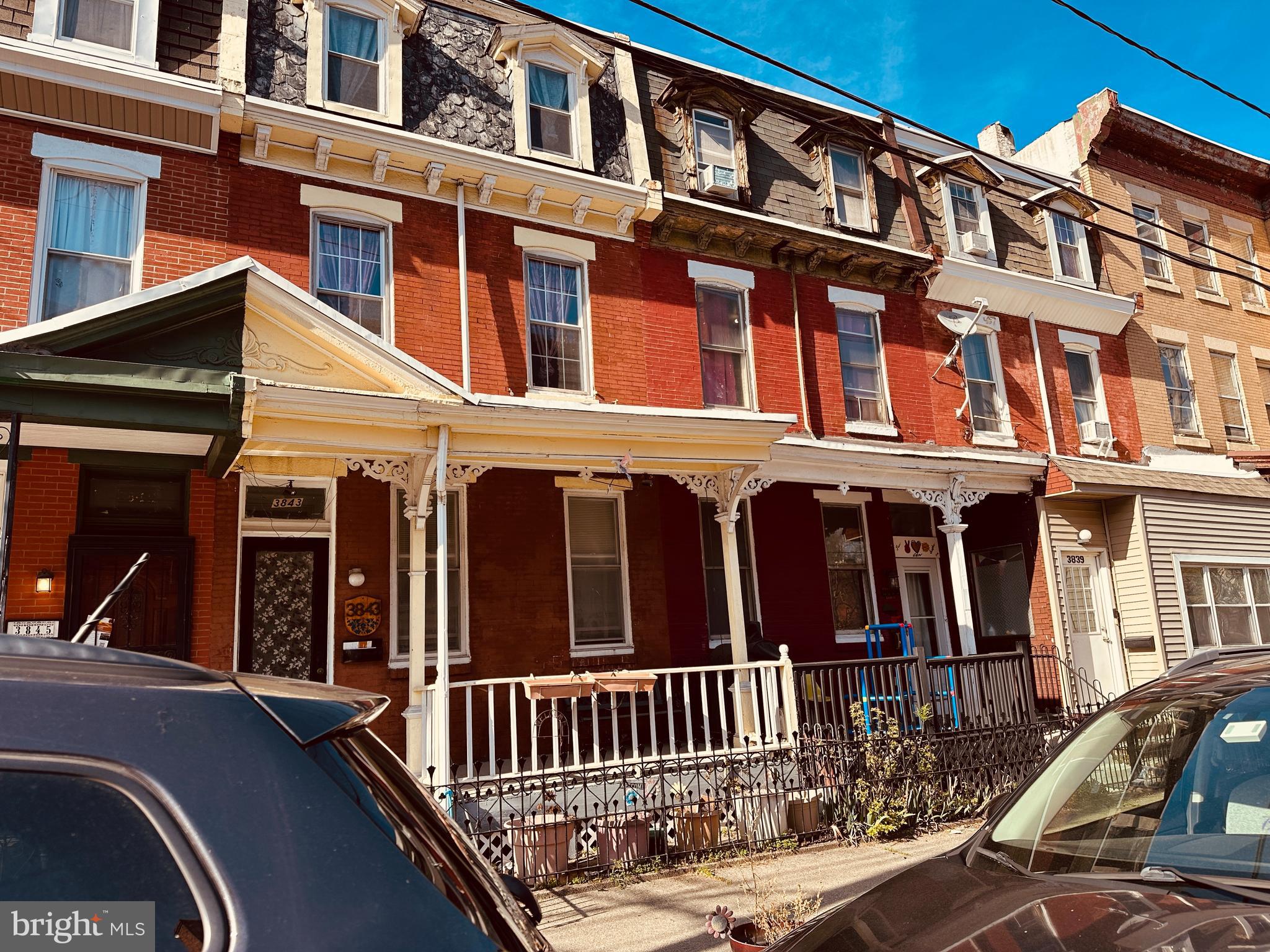Recently remolded 3 story duplex building in Historical Powelton village, walk distance to Drexel University , Penn university and Septa Bus Station Route, Unit A ( First Floor): 2 bedroom 2 full bathroom, Unit B; 4 bedroom 2 full bathroom which on each floor, brand new central air. Brand new stoves, refrigerator, washer and dryer, 2 brand new kitchen which  are  nice white cabinets with granite countertop , many windows which bring sunshine in, high ceiling, brand new laminate floor throughout, partial drywall are new, fresh painting,. This is a great investment opportunity in University City  market, easy to rent out . also can live in one unit and rent out second floor , let some else  to pay your mortgage