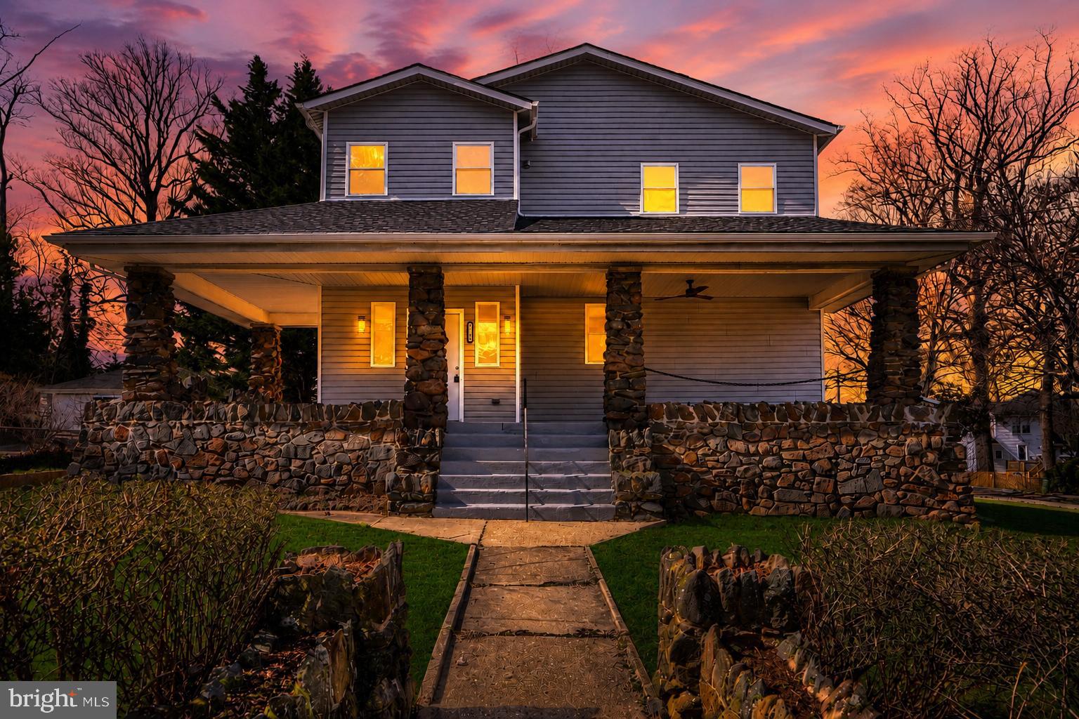 PRICELESS SHOWING: Almost‑Brand‑New Luxury in a Quiet Neighborhood

*Welcome to this 6‑bed, 5‑bath corner‑lot stunner*—everything above the basement (joists, walls, roof) is brand‑new. Open‑concept first floor flows living → dining → kitchen with modern ceiling detail, chandelier, fireplace, and hardwood throughout. The new kitchen shines with custom cabinets, granite island, and stainless appliances.

Upstairs: *two master suites* (yes, two), each with private bath. Bathrooms feature modern floating sinks (double sinks in the masters), *gorgeous ceramic tile* from floor to shower, and clean‑line fixtures. Main master adds a huge walk‑in closet, separate porch, freestanding tub, and dedicated laundry. Second floor also gets luxury vinyl, abundant closets, and its own central HVAC zone.

Finished basement includes bedroom + bath with the same upscale sink/tile finish—ideal guest/in‑law suite. Extras: huge driveway, front porch, massive yard on both street sides, close to shops.

*Total*: 6BR / 5BA, modern finishes, new systems, bright & quiet block.  
Come see it—this one shows like a model home.