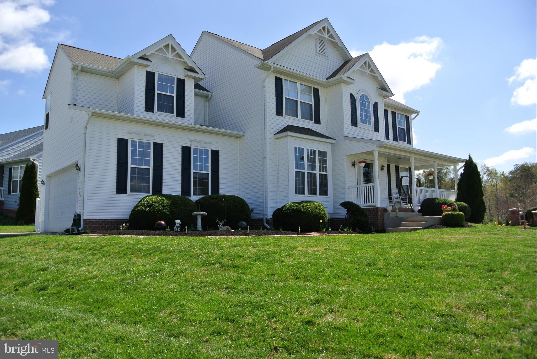 Great Location. Move In Ready.  Fenced Yard.  Lots Of Space.  Huge Finished Rec Room.  Close to Schools Shopping and Commuter Lots.  Pride of ownership shows in this home.  Large Deck.  Eligible for 100% Financing through USDA RD