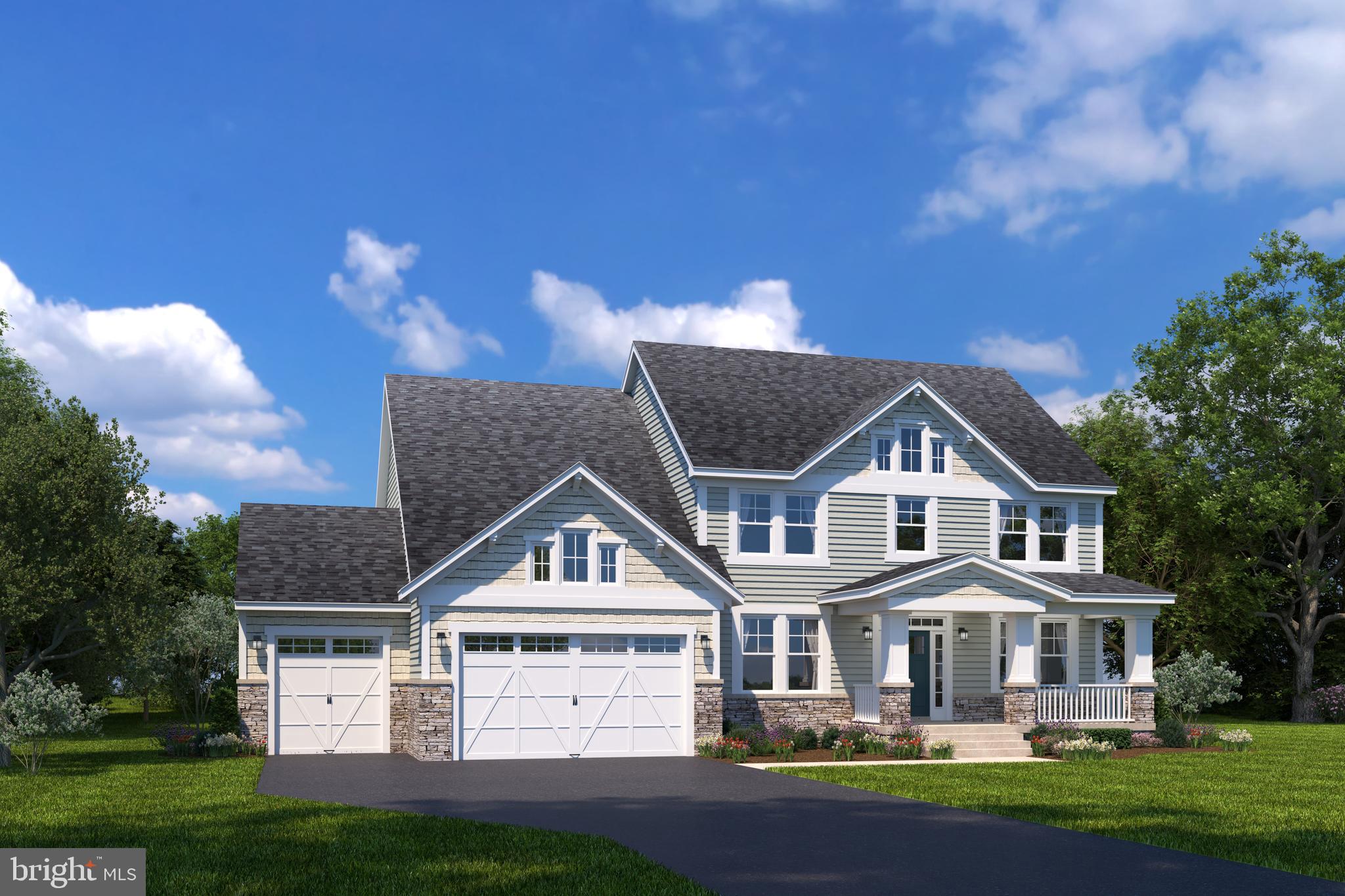 Koch Homes' is proud to present our new Aspen model with elevation #2 and 3-car front loading garage.  (Photos are of a similarly built Aspen in another community - not of this actual home)  This quick move-in gem will feature: a 20' x 12' morning room, Heatilator gas fireplace with remote, 2-way oak-tread staircase with butler's stairs, walk-in pantry, upgraded white-painted maple cabinetry, Carrara Tuscany quartz countertops, GE CAFE series appliances with 6-burner slide in range, LED lighted exhaust hood, and wall ovens, LVP flooring throughout the main level, Owner's suite with cathedral ceilings and amazing closet space, master bath with frameless shower and sumptuous freestanding soaking tub, 3 full bathrooms on upper level + bedroom level laundry room.  Unfinished basement with 9' ceilings and full- size windows on rear wall with walk-out French doors!  Over 4,000 s.f. of backyard space to play or put in a pool!  April delivery.   Tours begin in 1 week.  $25,000 cash towards closing with use of any of our (4) preferred lenders and title agency.  $1,500 bonus cash for April contract!  Please call Showing Contact - not listing agent - for more information.