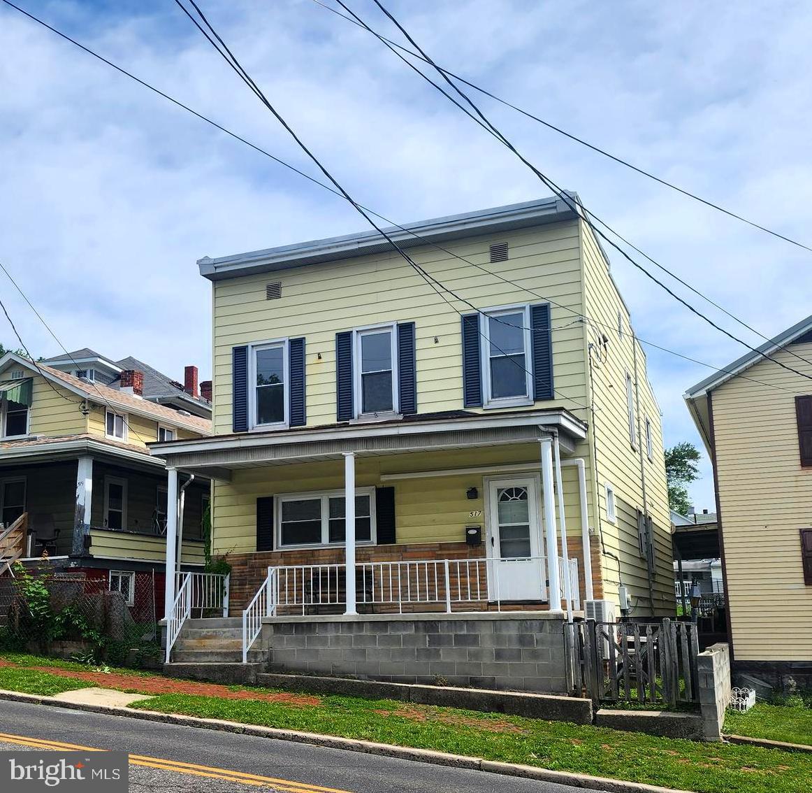 Discover The Historic Charm in Cumberland! Step into this two-story home nestled in the picturesque Mountain Side area of Maryland. 3 Bedrooms and 2 full bathrooms, one on each floor, front and rear porches, fenced in yard, detacthed garage,in a location that's just a short walk from the vibrant town center. Why rent when you can own? Ready for your dreams as a primary, second or investment home. Sold as is.