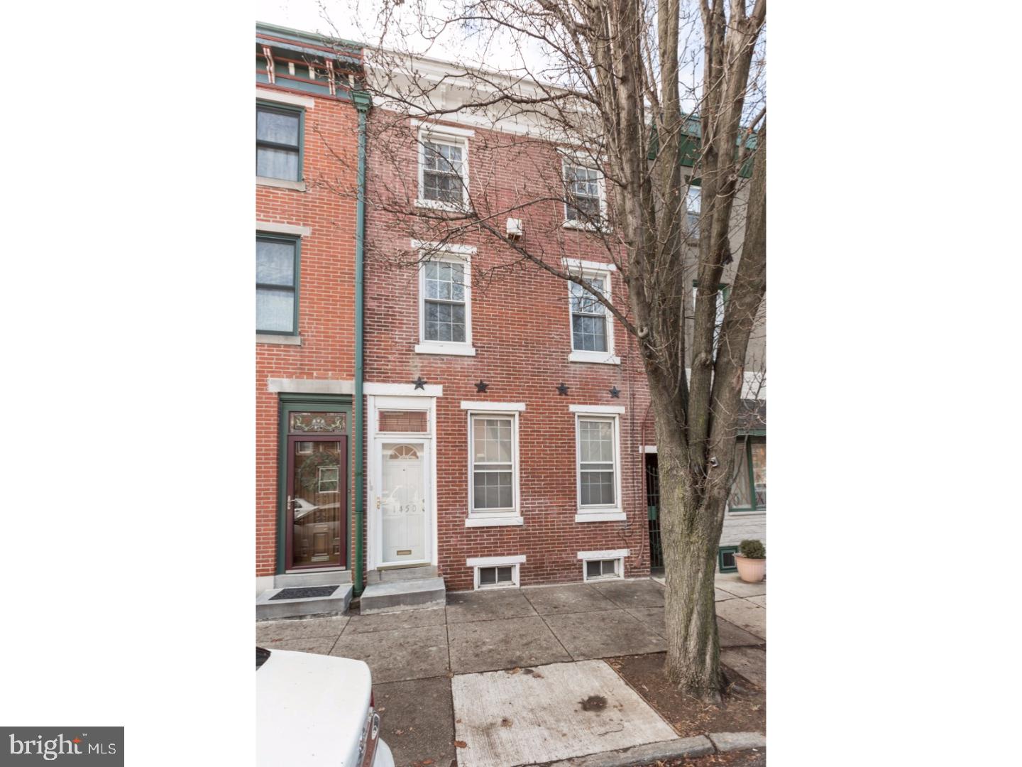 Obsessed with finding that perfect Fishtown home that offers you tons of square footage and is in move in condition? Welcome to this huge 1,920 square foot, 3 story, brick front, 3 bedrooms, 2 full bathrooms, with a big yard, and all of the creature comforts such as central air, upper floor laundry, positioned in a fantastic location. The 1st floor has an open concept living and dining room floor plan with custom built shelves in the living room, rustic modern steel orb chandelier in the dining room, paired with beautiful hardwood floors. The kitchen is massive, filled with natural light and recessed light and includes a breakfast nook, wainscoting, beautiful solid wood cabinets with upgraded finish trim work and glass accent cabinets, granite counters,  custom back splash and a full stainless steel appliance package. There are 3 incredibly spacious bedrooms and 2 full baths on the upper floors. The master bedroom is on the 2nd floor level with a gigantic bedroom, en-suite bath with French doors, a double size standing stall shower, soaking tub and pedestal sink.  Other details include a full-size basement, central air, and all appliances are included. Walk-able and bike friendly. Close to cafe's, restaurants and all of the things that make Fishtown one of the most desired locations to live in Philadelphia.