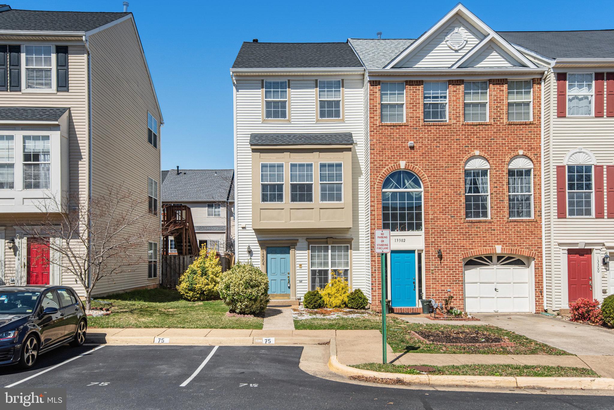 Exceptional value and charm in this bright and beautiful end-unit townhouse, ideally located in Herndon on a premium lot. This former model home is in a prime spot, with Carson Middle School nearby, and is move-in ready! The lower level features a dining room , and Ktichen.  A family room with a cozy gas fireplace, and a third bedroom on the middle level. The upper level offers two spacious master bedrooms with vaulted ceilings and a shared bathroom. Enjoy 9-foot ceilings, three ceiling fans, built-in shelving, a whirlpool tub, and a fenced backyard. Freshly painted and ready for you to make it your own with your preferred interior finishes. There is ample parking for guests with two parking passes and additional street parking. McNair Farms is a well-planned and popular community with low monthly HOA fees and excellent amenities. Community has several swimming pools. Roof 2019, HVAC is around 2020, Water Heater 7 years.