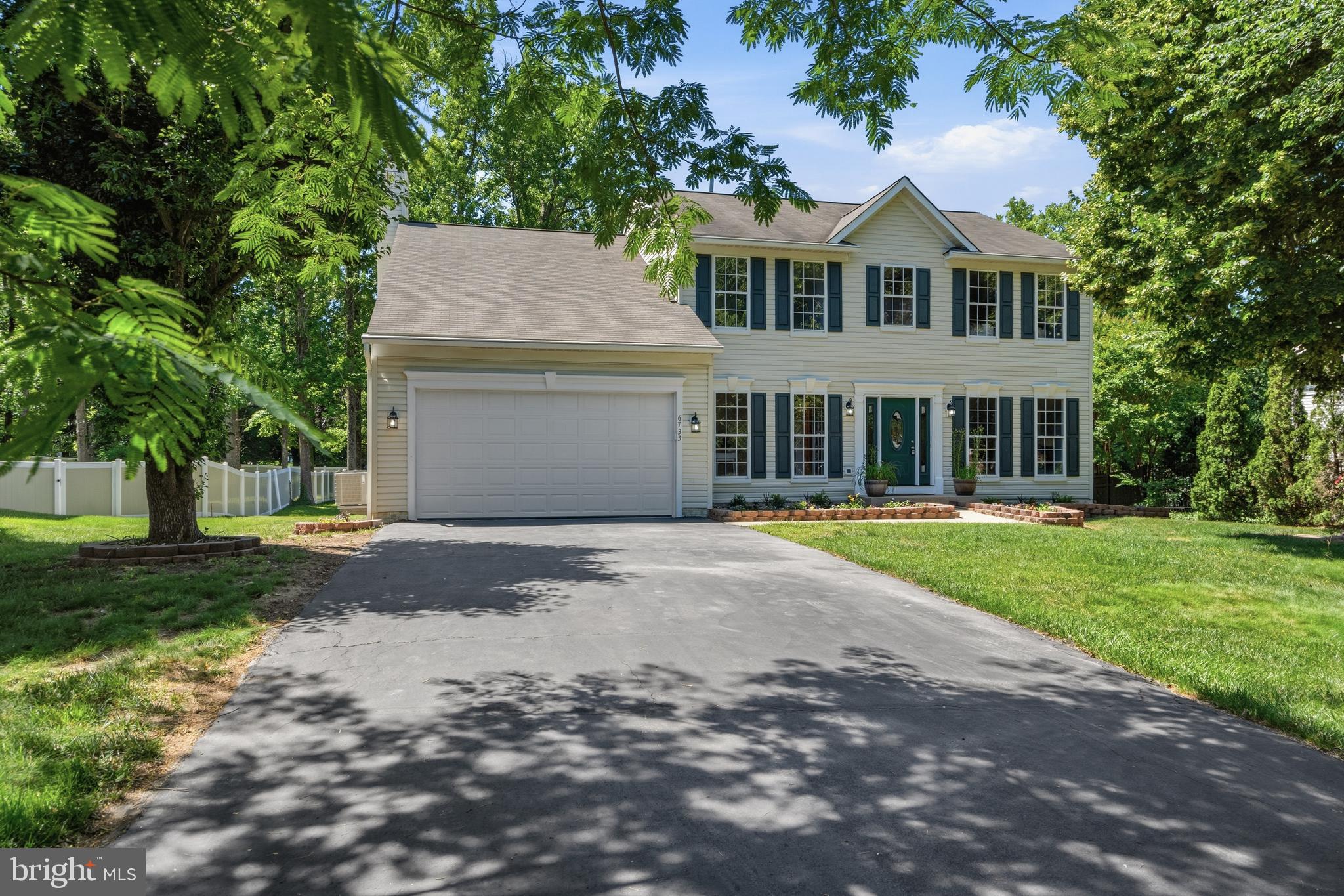 Say YES to this stunning colonial style ROSEMONT model sits on over half Acre  lot  sought-after HUNTER ESTATES subdivision. Open the front door and fall in love with Very High Ceiling Foyer & Modern New Chandelier welcome you.  The entire main level has newly installed flooring & Light Fixtures & entire house is professionally painted.  Fabulous view of the beautiful staircase leading to the top level. The main level includes a great office on the left side that will make working from home very comfortable and relaxing.  Large gourmet kitchen with high end GE PROFILE STAINLESS STEEL APPLIANCES , QUARTZ countertops & Island/  Family room off of kitchen with Gas Fireplace with windows on each side looks stunning.  There is Big Sunroom with several windows all around bring enormous nature light in. The backside of the house includes a maintenance-free TREX deck for relaxation and party with near & dear family & friends.  Natural Gas line connection professionally installed to Grill and cook on the deck.   Spacious and quiet living room that connects to the Formal Dining Area which features beautiful ceilings.  Climb the picturesque staircase to the top level that has 4 large bedrooms. The luxurious master bedroom is an intimate, comfortable retreat where space is premium and features many bonuses such as a large walk-in closets. REMODELED master bathroom with a spa-like feel & a separate tub and shower, 2 separate vanity sinks recently been upgraded for you and a separate toilet room. Other three fairly big size bedrooms all have newly installed LED Ceiling Light. The lower level finished side of basement with newly installed floor and oversize closet & full-size renovated bath which can be considered as in-law suite.    Downstairs, partially  unfinished basement offers endless potential — whether you envision a recreation room, home gym, workshop, additional storage, or future finished living space, this blank canvas is ready for your personal touch. 
Front load 2 Car garage with huge driveway.  There is access to the house from the garage through side door.   Front Load Washer & Dryer on the main level. This home offers enduring quality sprinkled with contemporary flair - a true gem.
 Minutes away from Springfield Mall, Springfield Metro Station, Quantico Marine Base , Fort Belvoir, easy access  to I-95 and other major routes.   Very close to Wegmans, Kingstown Center and several Restaurants.
Please either take your shoes off or use the Shoe Coverings provided at the entrance.  
Thank you