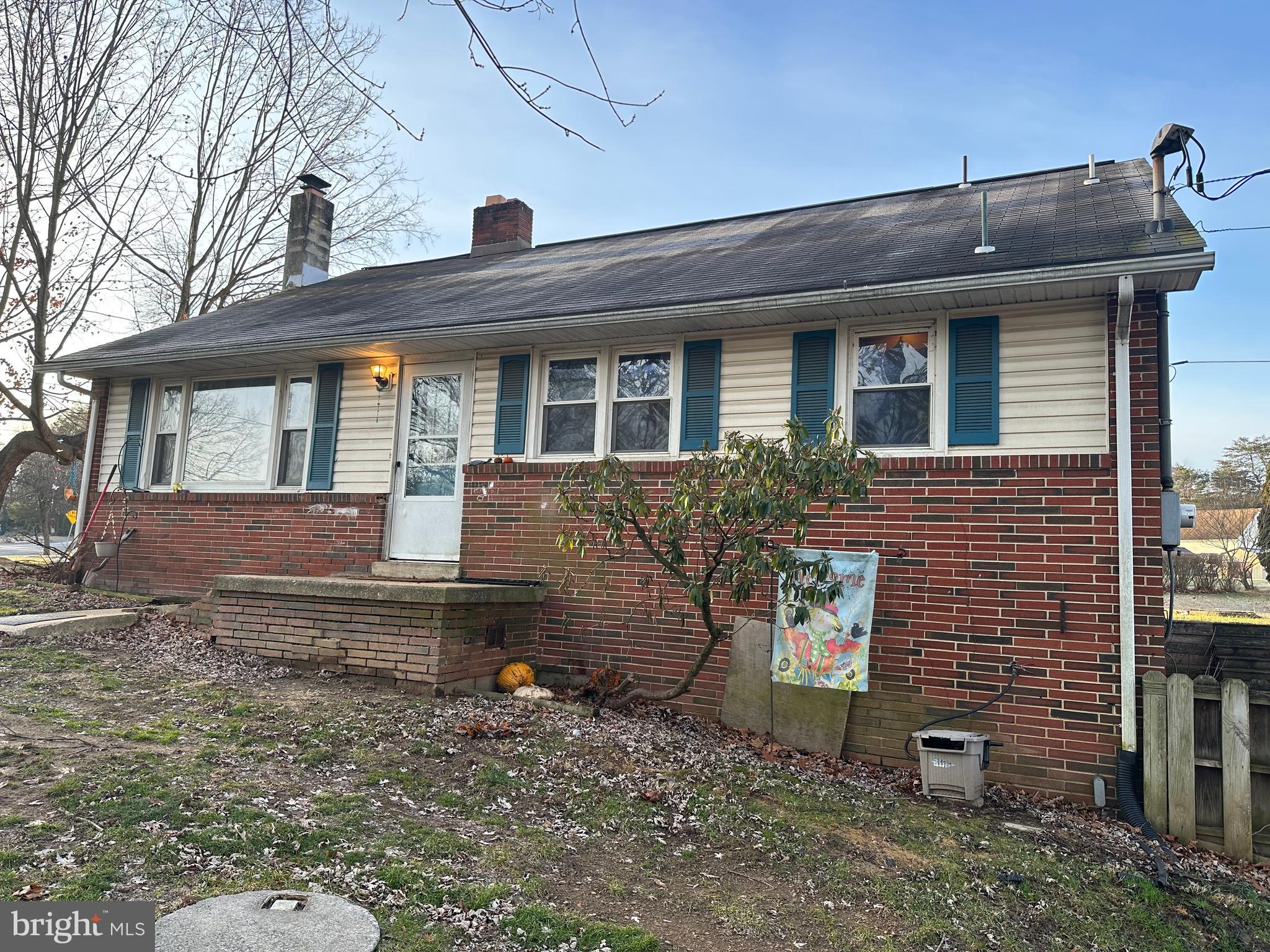 Mechanicsburg - Cumberland Valley SD - 3 bedroom, 1 bathroom, 1612 square foot brick ranch home with an oversized detached garage, corner lot.  Home is being sold AS IS and is in need of repair. Cash only sale. Silver Spring Public Sewer connection tap fee is $4350. Excavation cost is additional. Unsure of condition of all utilities (plumbing, electrical, heating, cooling, etc...) See all associated documents for more details.