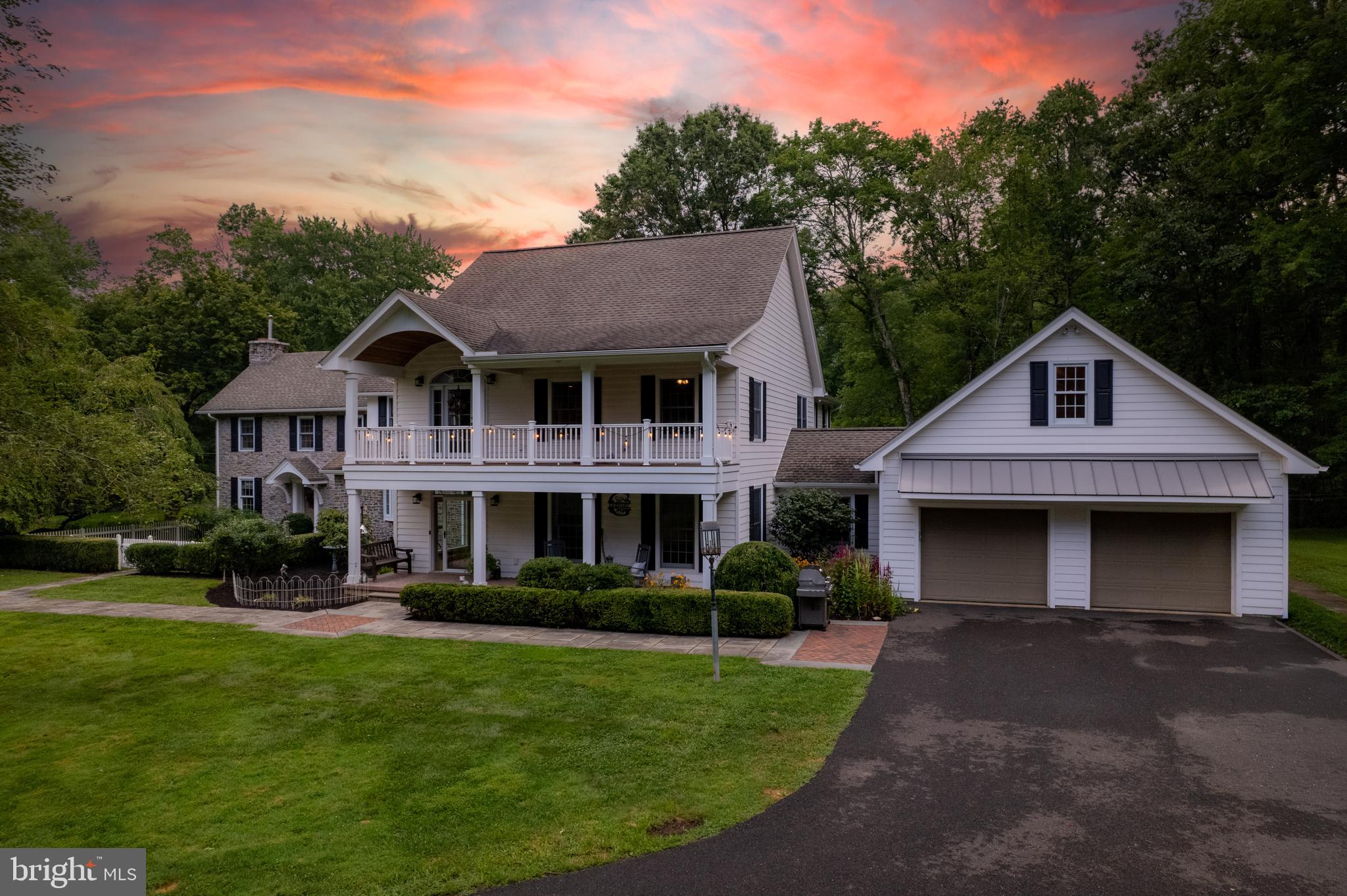 **Coming soon in 2026 - Separate drive to be installed to house in the back which means NO MORE shared drive for either homeowner!  

Exquisite Private Estate Retreat in the Heart of Scenic Bucks County

Welcome to an unparalleled sanctuary nestled on over 24 pristine acres in the coveted Haycock Township, gracefully backing onto protected state gamelands. This magnificent estate offers a rare blend of rustic elegance, refined luxury, and serene privacy—an extraordinary lifestyle opportunity in one of Bucks County’s most picturesque locales.

Step into a masterfully designed 5-bedroom, 4.1-bath residence where timeless charm meets modern sophistication. The expansive floorplan is thoughtfully curated for both grand-scale entertaining and intimate family living. Sunlight pours into the inviting solarium, perfect for tranquil mornings with coffee, while the dedicated home office—complete with its own private entrance—provides an inspiring and secluded workspace.

The gourmet kitchen seamlessly flows into gracious dining and living areas, each space crafted with comfort, style, and functionality in mind. Radiant floor heating throughout ensures year-round warmth and efficiency, complemented by your choice of a cozy woodstove, classic fireplace, or pellet stove for those crisp winter evenings.

Outdoor living is equally enchanting. Bask in the summer sun beside your in-ground pool, unwind in the fully appointed pool house featuring a kitchenette, bathroom, living/dining area, and a rejuvenating sauna, or retreat to your private pond for peaceful reflection. Whether hosting elegant soirées or enjoying quiet solitude, this estate offers a lifestyle of unmatched serenity and escape.

Additional amenities include a newly installed whole-house generator for uninterrupted comfort, a spacious 4-car detached garage, and a 2-car attached garage with abundant overhead storage—ideal for collectors, hobbyists, or multi-vehicle households.

Perfectly situated just minutes from Lake Nockamixon and major commuter routes, this exceptional property presents a rare opportunity to own a true private retreat in one of the region’s most desirable settings.

Please note: Private showings are available by appointment only. Kindly refrain from entering the driveway without prior scheduling.   This property does share a drive way with the property behind it.