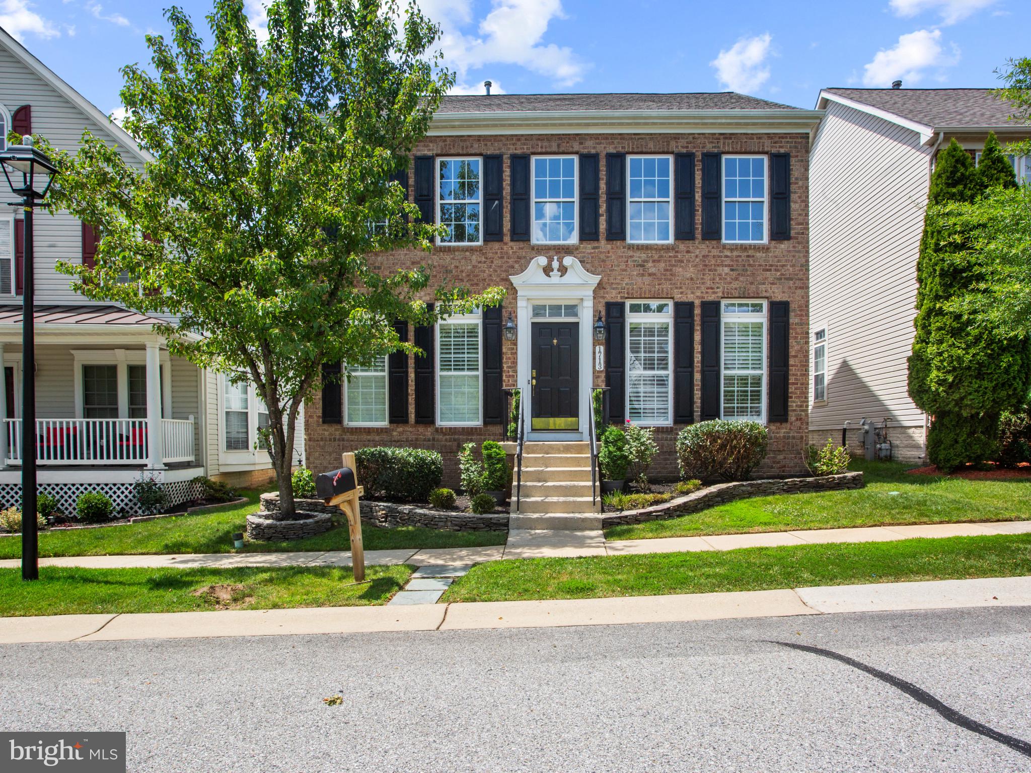 Immaculate colonial offering over 2,600 square feet of finished living space on two levels, plus an additional 1,200+ square feet of unfinished basement ready for your vision. Freshly painted throughout, this home features a grand layout with 9-foot+ ceilings, a dramatic two-story foyer, hardwood and carpet flooring, and a cozy gas fireplace in the family room.

The main level includes a spacious living room, formal dining room, and an inviting family room that opens to the kitchen and breakfast area, creating the perfect space for everyday living and entertaining. A convenient main-level laundry room and attached two-car garage add to the home's functionality.

Upstairs, you'll find four generously sized bedrooms, including a spacious primary suite with dual walk-in closets and a luxurious en-suite bath featuring a Jacuzzi tub, separate shower, double vanity, and vaulted ceiling.

The expansive unfinished basement includes a rough-in for a full bathroom and offers endless possibilities for additional living space, a home gym, or recreation area.

Located in a fantastic neighborhood close to shopping, dining, major commuter routes, BWI Airport, and excellent medical facilities, this home combines comfort, convenience, and incredible potential.